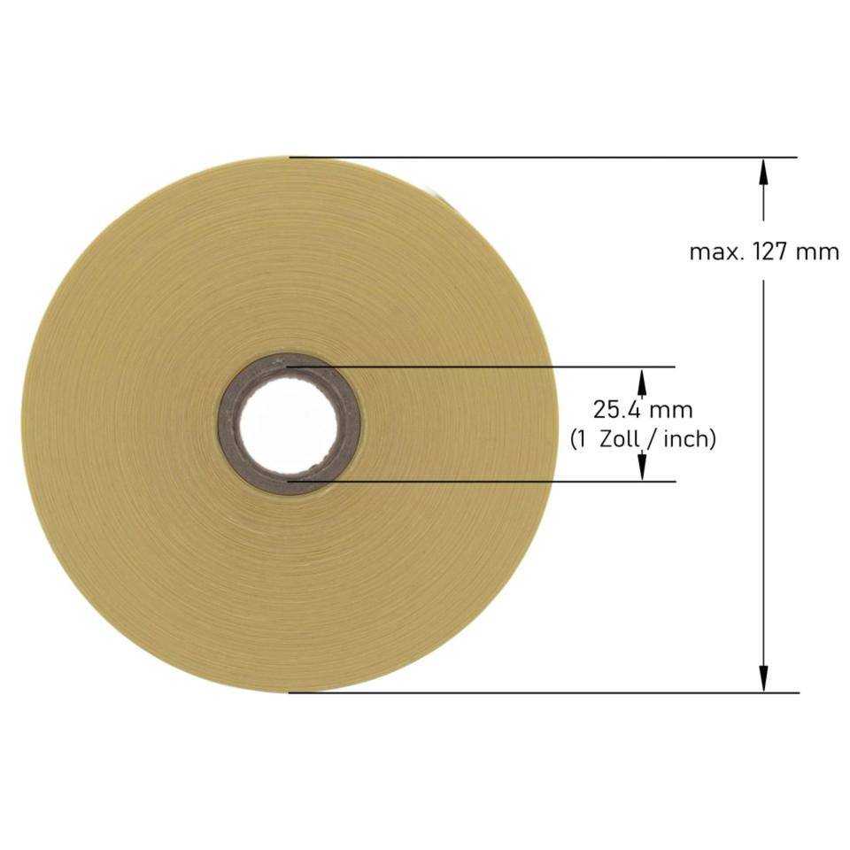 Versandetiketten Thermo-Eco,weiß,perm.klebend,25,4mm,105x148mm,VE/10RO,500/Rolle