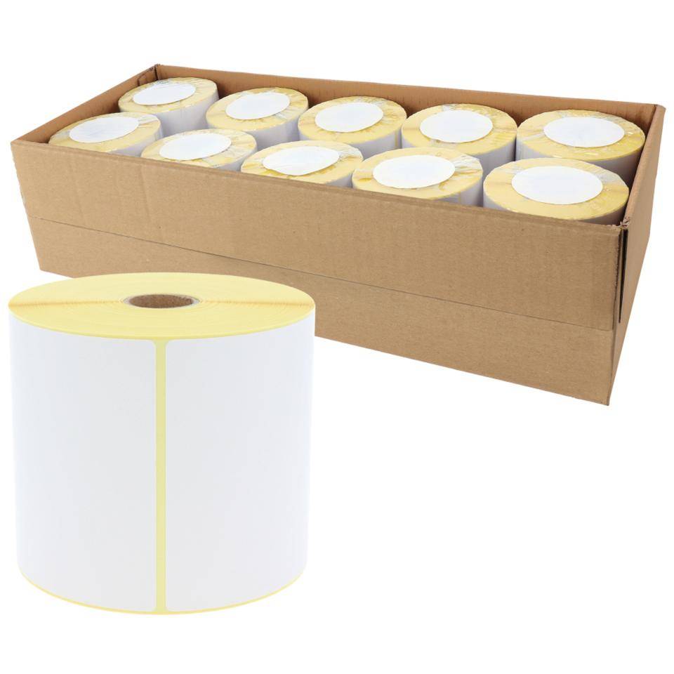 Versandetiketten Thermo-Eco,weiß,perm.klebend,25,4mm,101x152mm,VE/10RO,475/Rolle