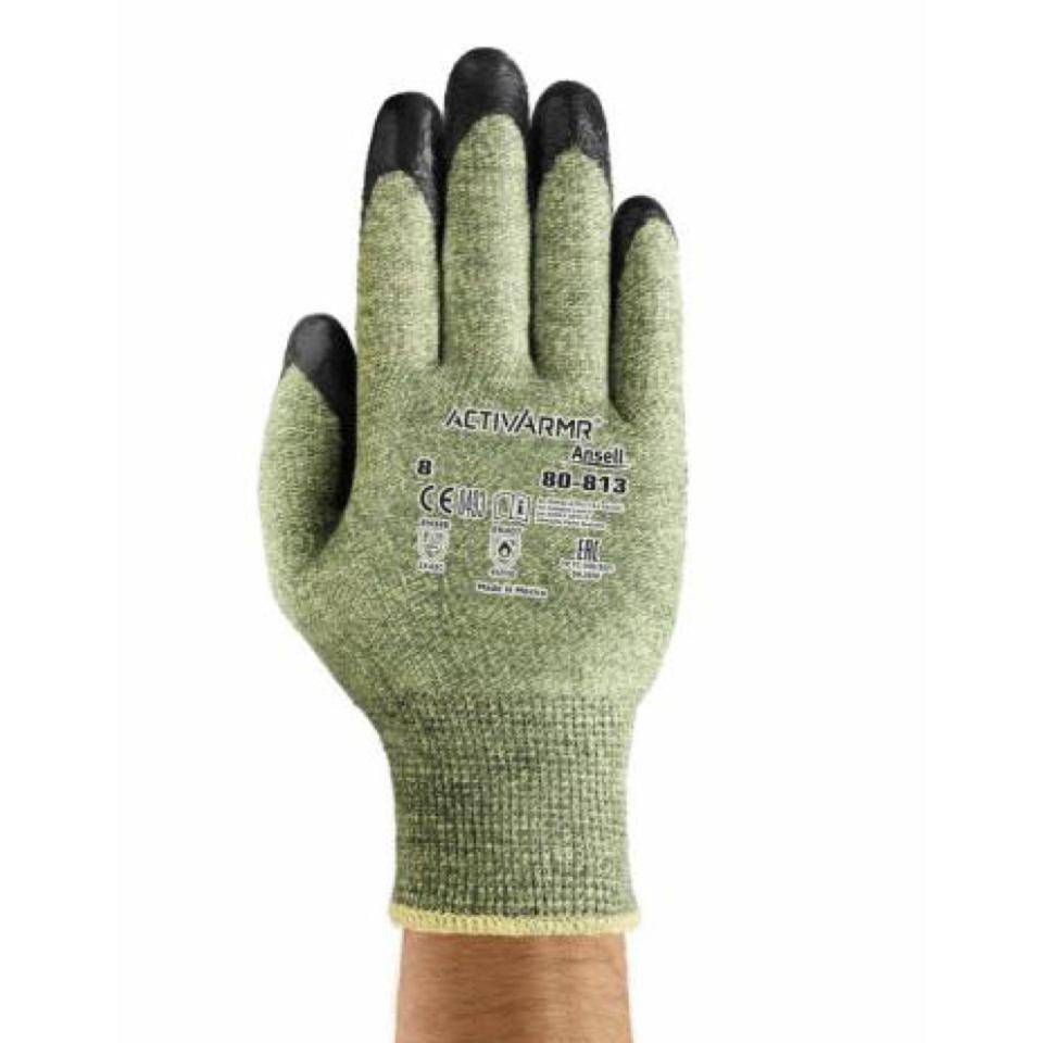 Ansell ActivArmr® Hitzeschutzhandschuh 80-813, Kategorie III, 240mm, Größe 7