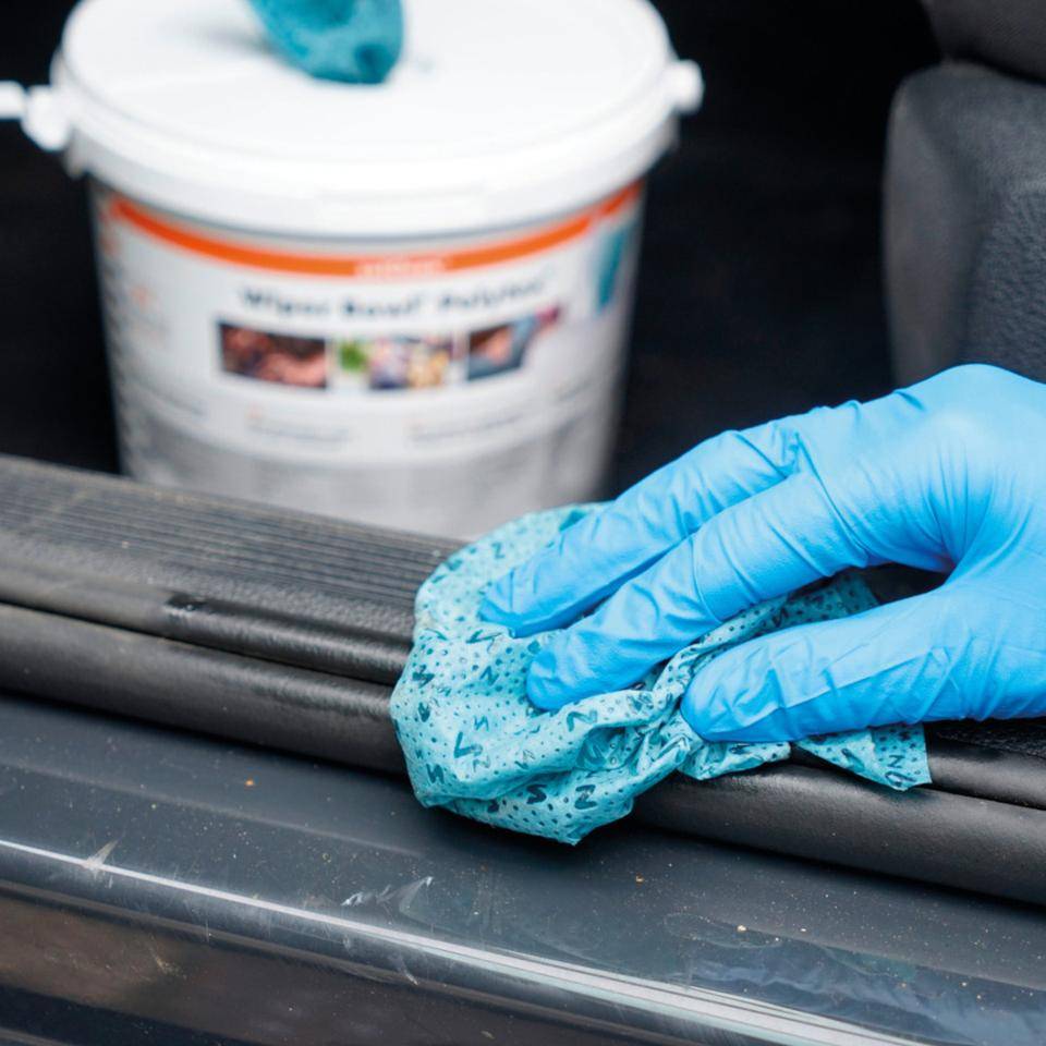 Reinigungstücher Wiper Bowl®, zur Handreinigung, 72/Eimer