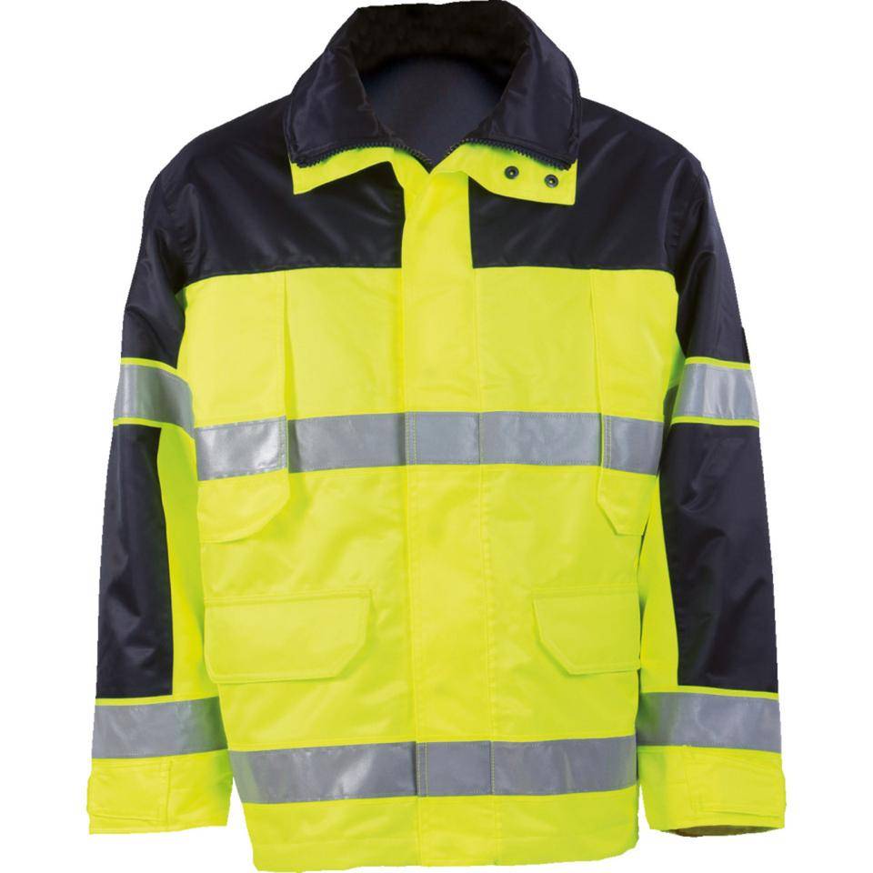 MASCOT Warnschutzjacke Savona, EN ISO 20471, gelb/marine, Polyester, Größe L