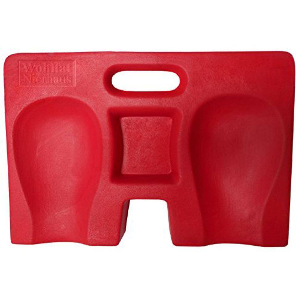 Kniekissen ANATOMIC ERGOPAD, rot, Polyurthanschaum, 420x250x50mm