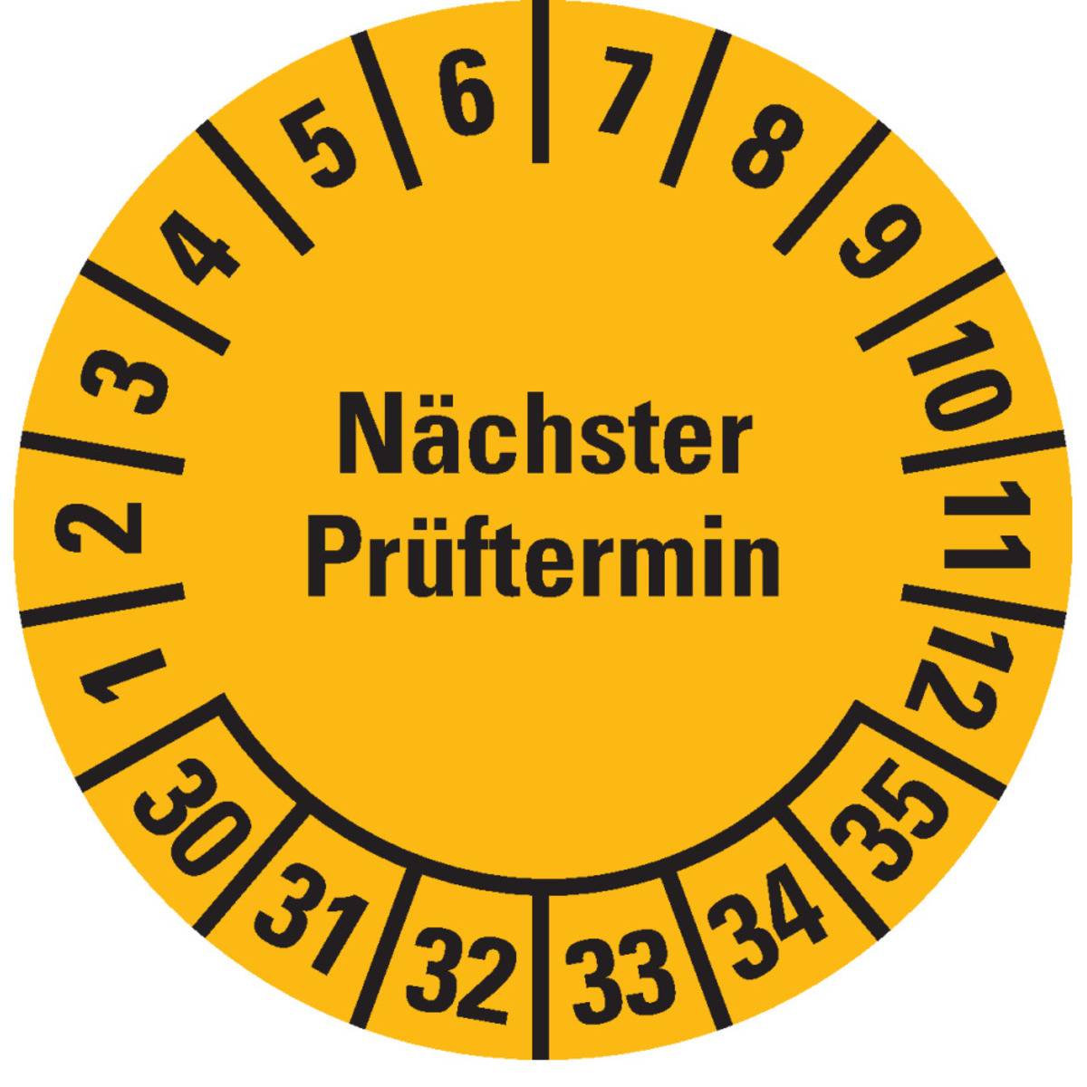 „Nächstes Inspektionsdatum