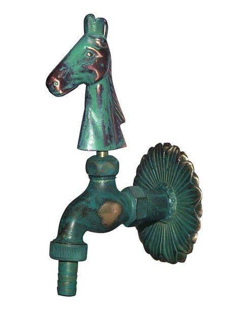 JS NOSTALGIE-AUSLAUFVENTIL,MIT SV MOTIV:PFERD,DN15,1/2",MS-PATIN.