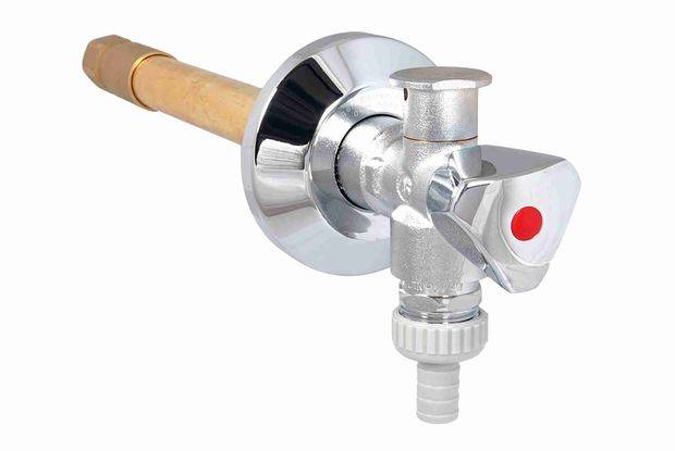 JS FROST-TEC AUSSENARMATUR, RB+RV SANITAERGRIFF,160-260MM,DN15,CHR.