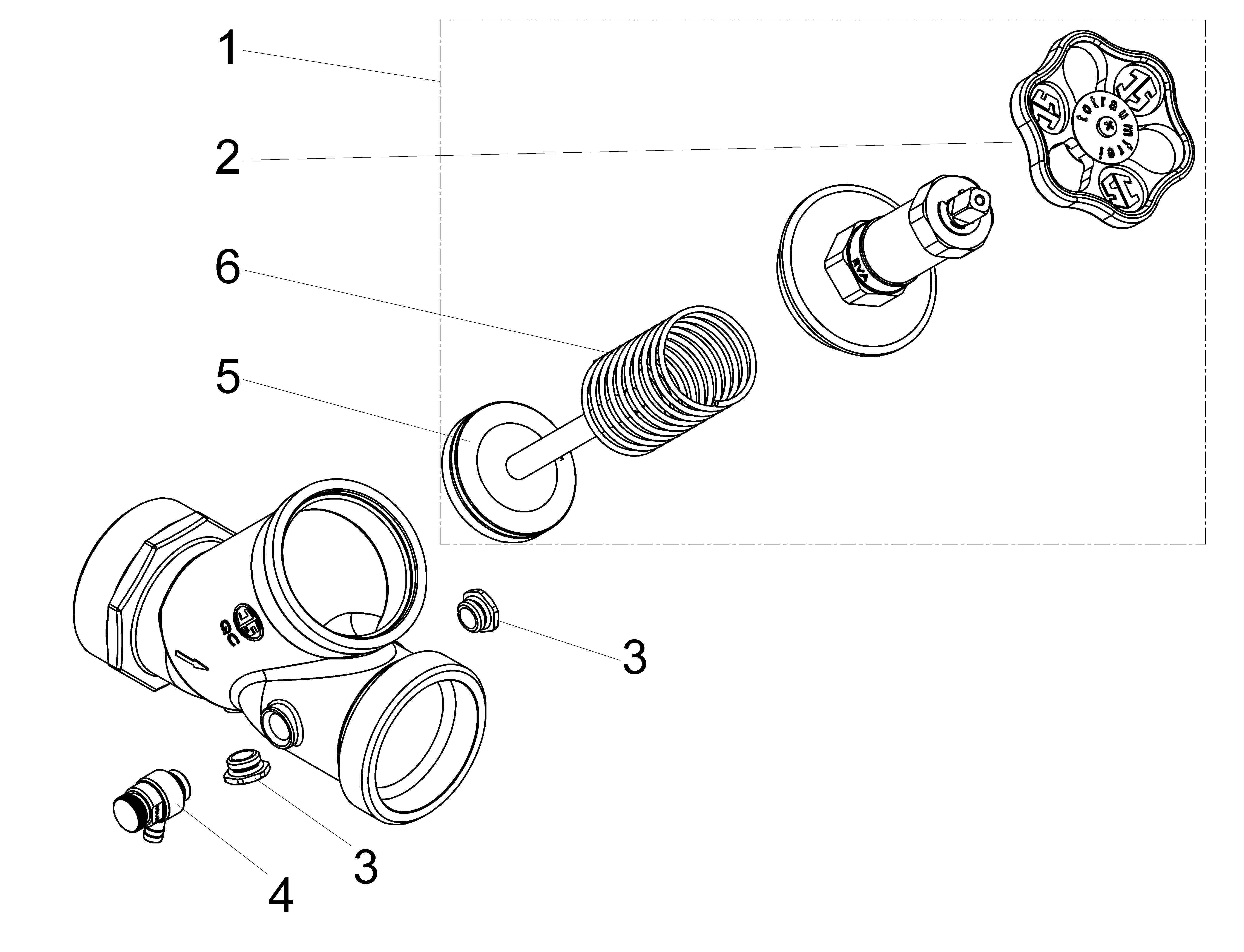 JS KFR-VENTIL,AUSSENGEWINDE MULTI M.ENTL.,N.ST.SP,DN50,AG2 3/8,DVGW