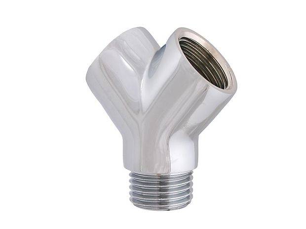 JS MS-GABELSTUECK DN15,1/2" 2xIG,2xAG,MESSING VERCHROMT