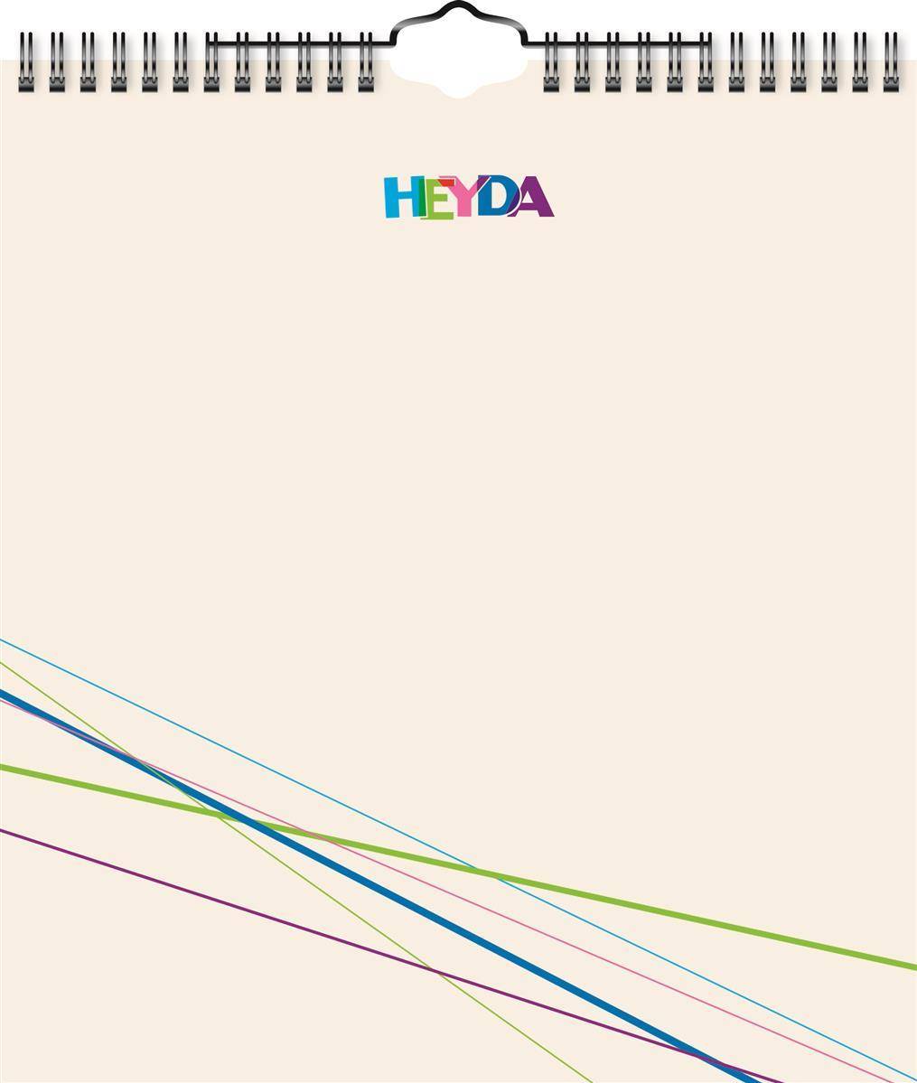 Eine Kalenderumschlagseite mit dem Wort 