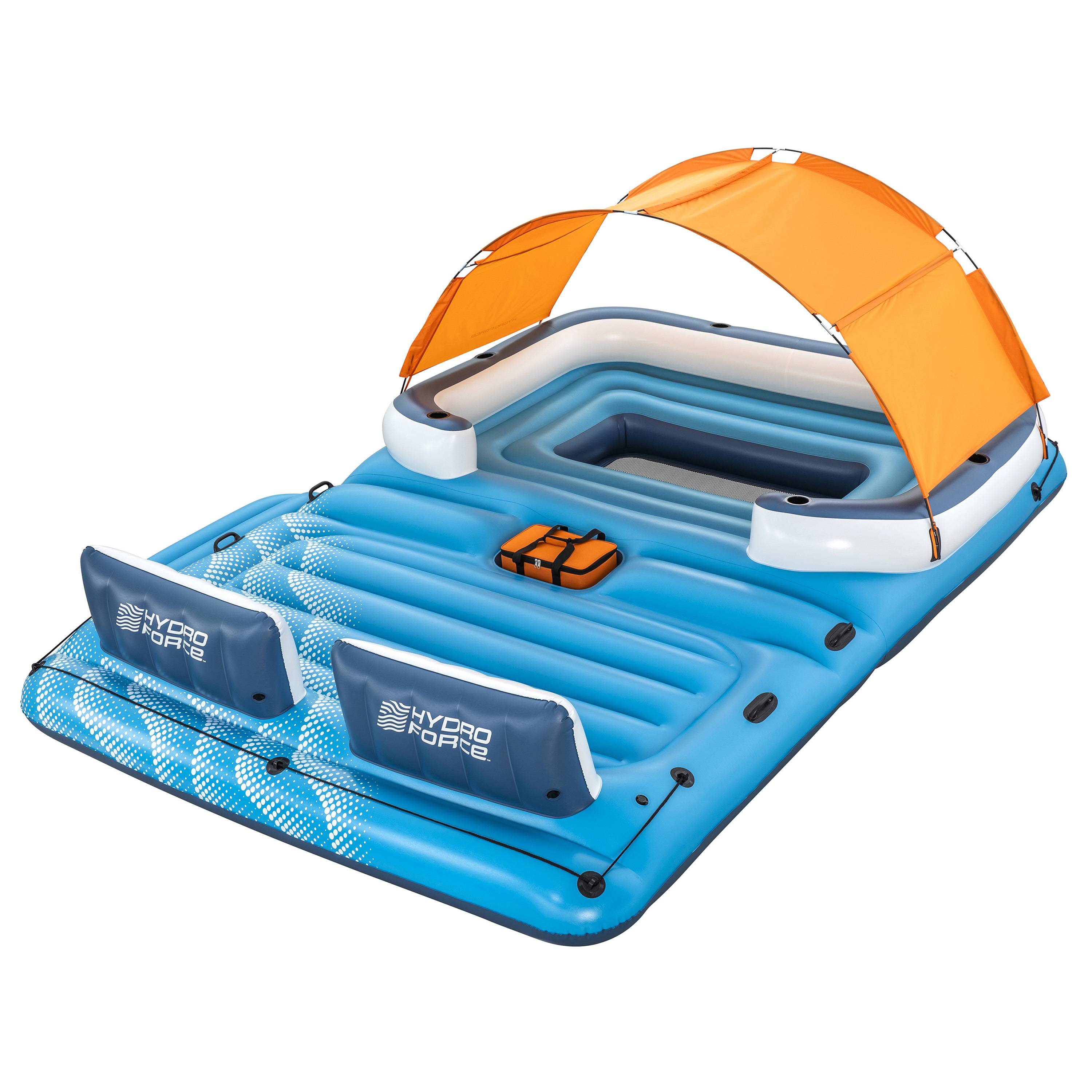 Bestway Badeinsel Hydro Force Tropical Breeze 6 Personen mit Sonnendach