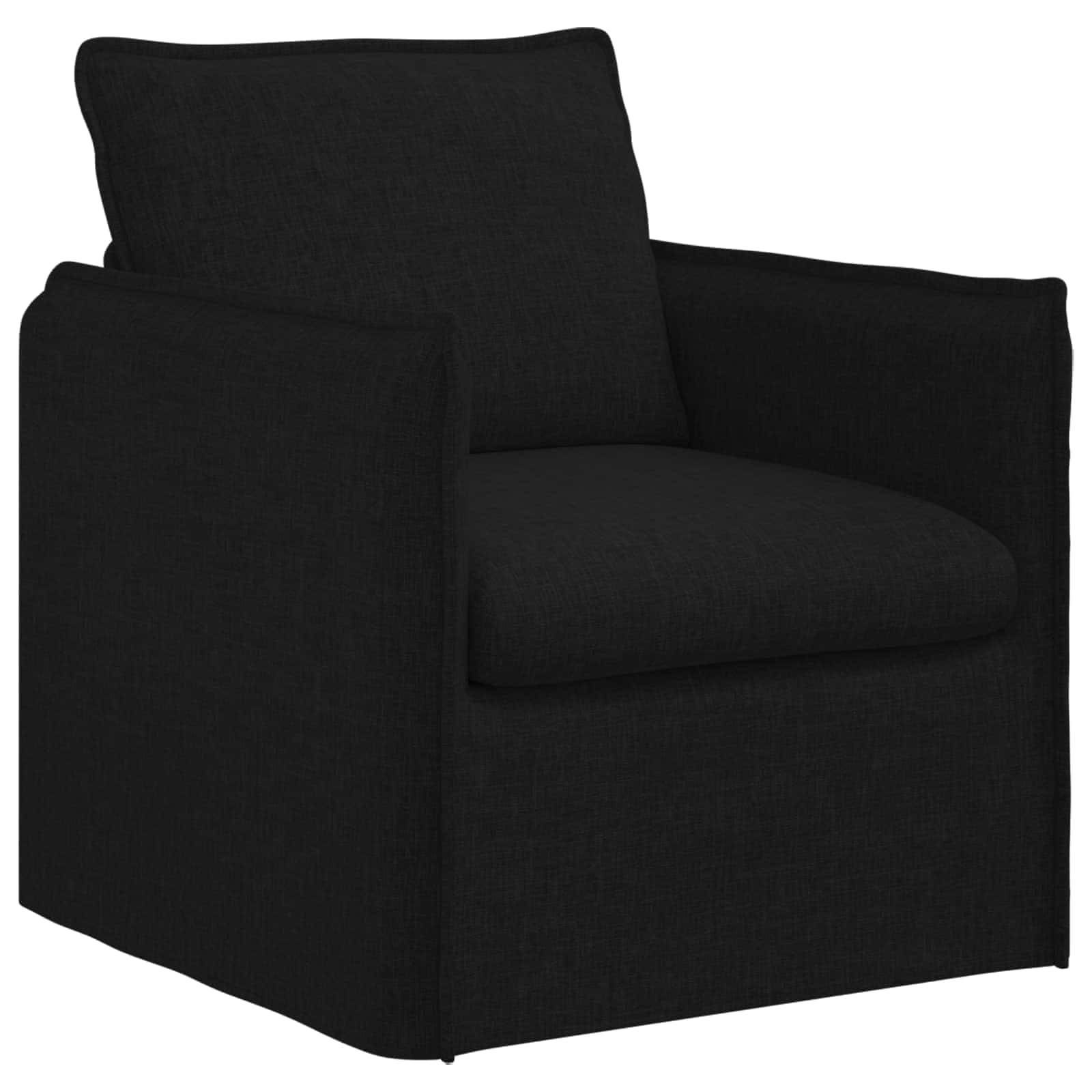 vidaXL Sofa Set 2 pcs Schwarz 136 x 82 x 85 cm Stoff
