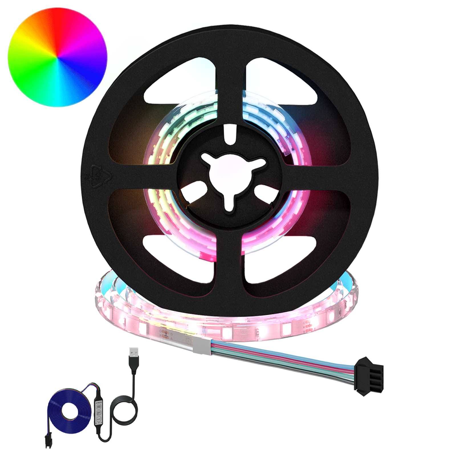 vidaXL LED Streifen 12 pcs Schwarz und Transparent 350 mm