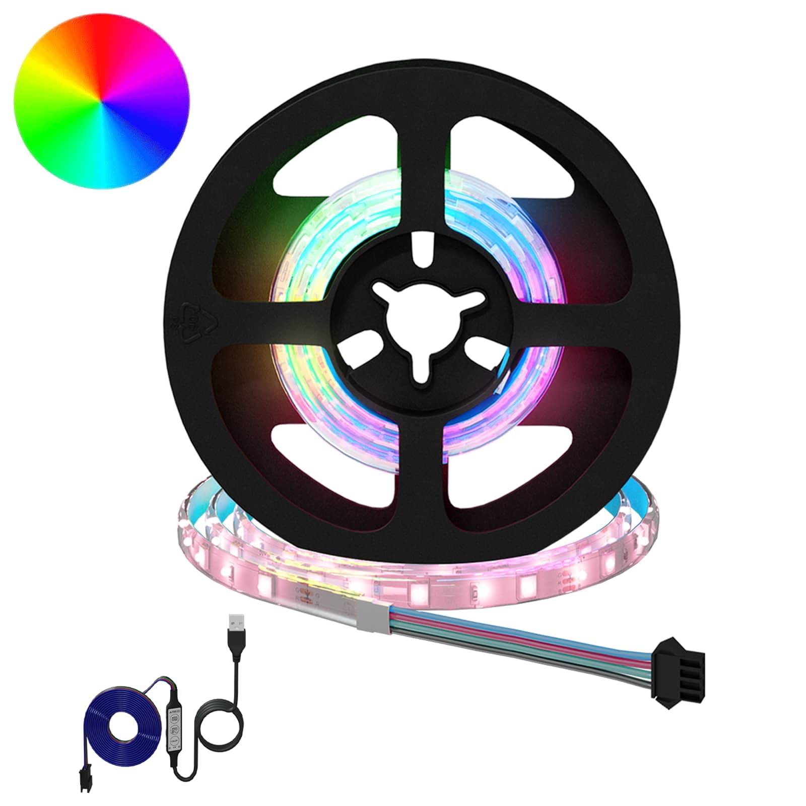 vidaXL LED Streifen 2 pcs Schwarz und Transparent 400 mm