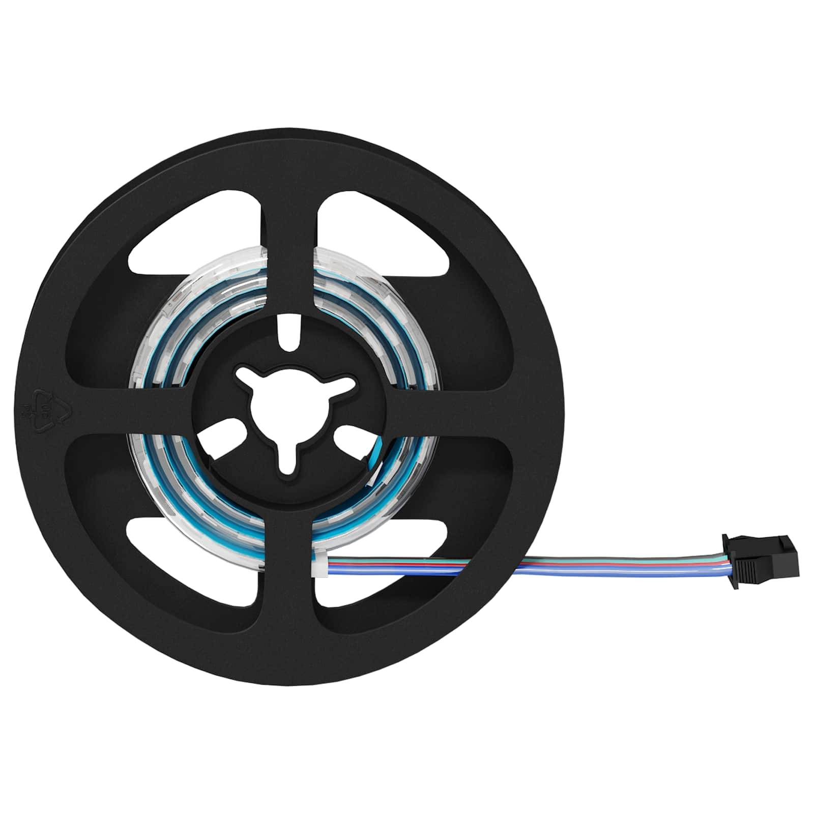 vidaXL LED Streifen 2 pcs Schwarz und Transparent 400 mm