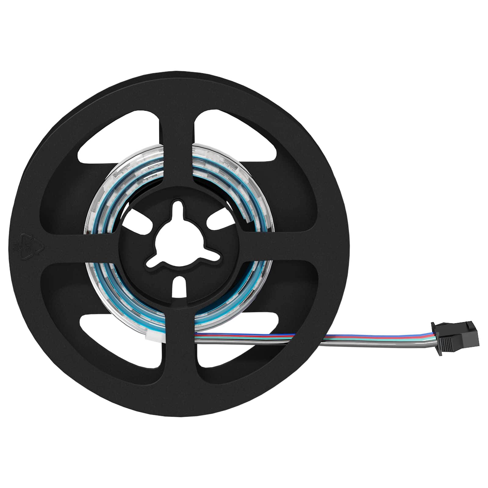 vidaXL LED Streifen 12 pcs Schwarz und Transparent 450 mm