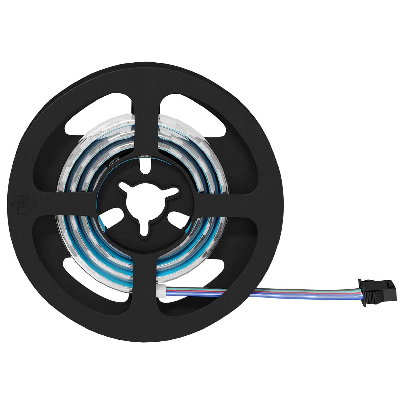 vidaXL LED Streifen 2 pcs Schwarz und Transparent 550 mm