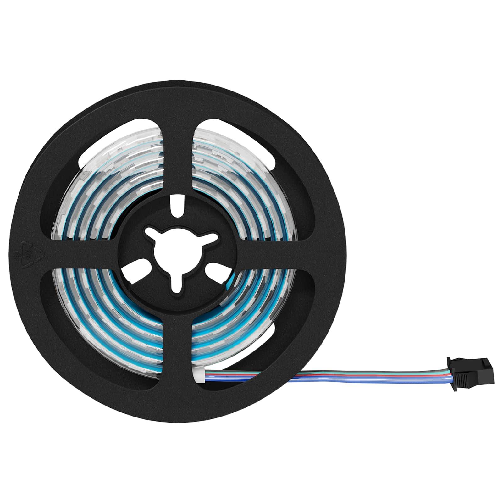 vidaXL LED Streifen 12 pcs Schwarz und Transparent 900 mm