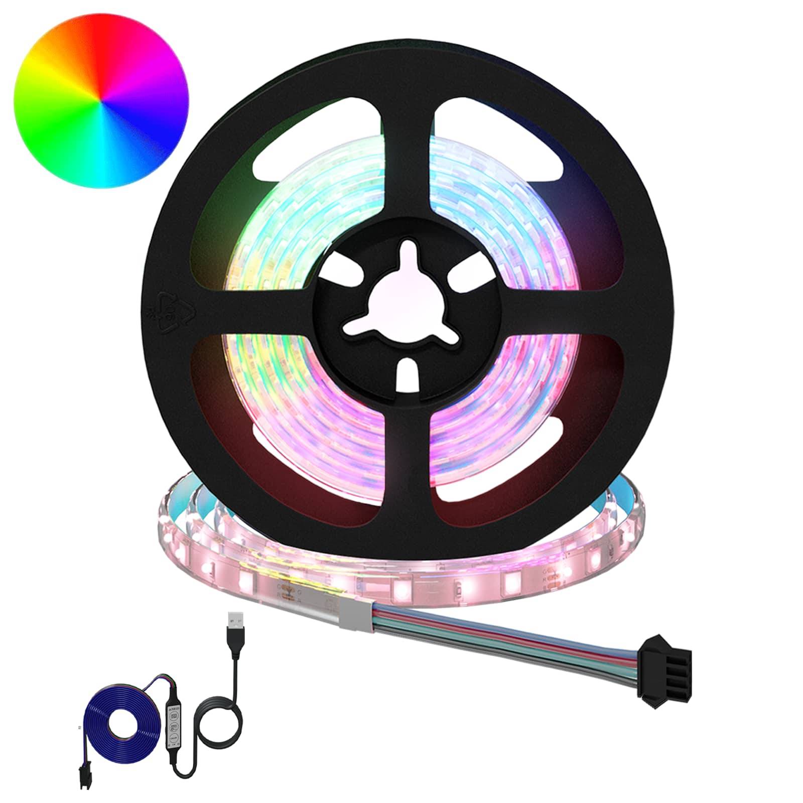 vidaXL LED Streifen 12 pcs Schwarz und Transparent 1200 mm