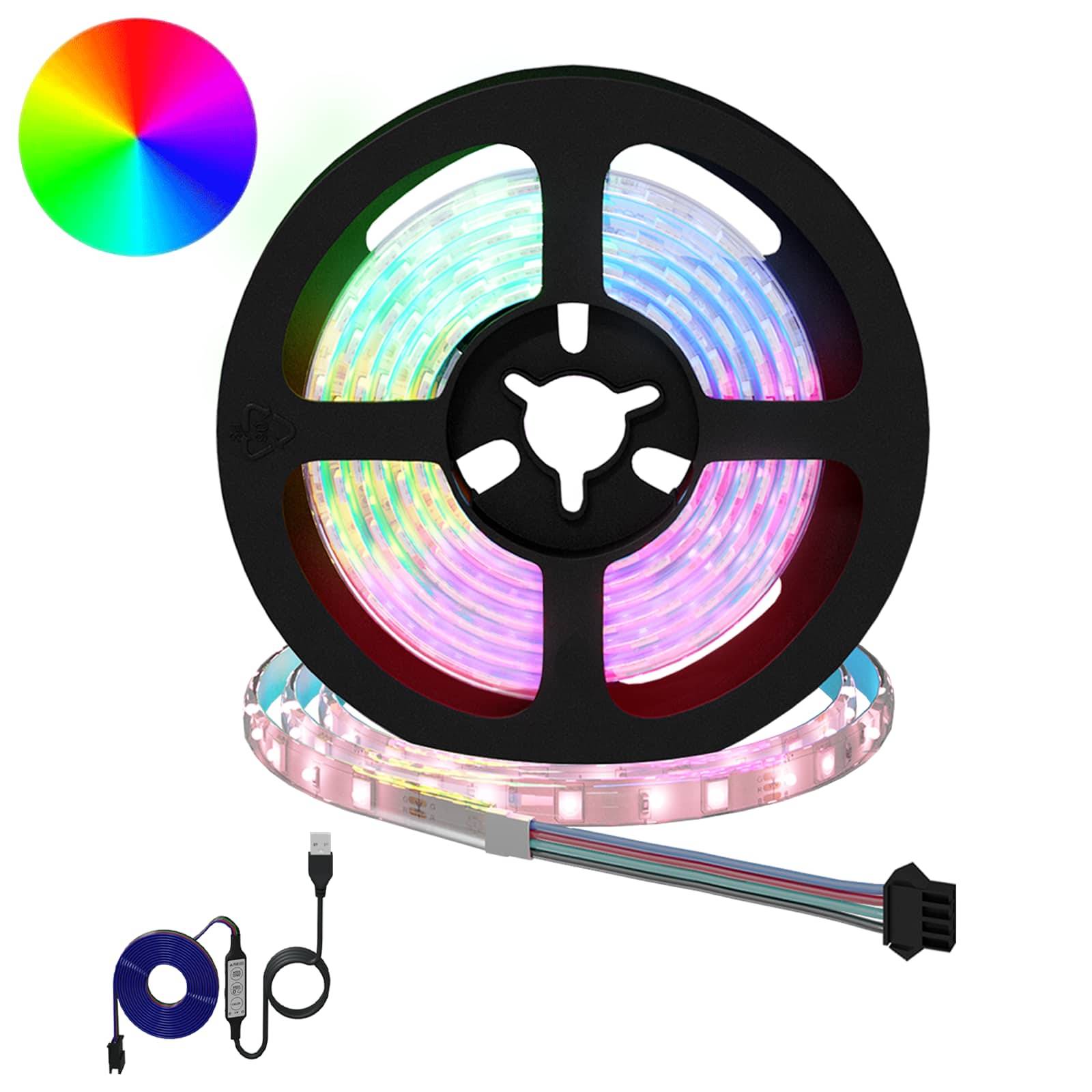 vidaXL LED Streifen 12 pcs Schwarz und Transparent 1300 mm