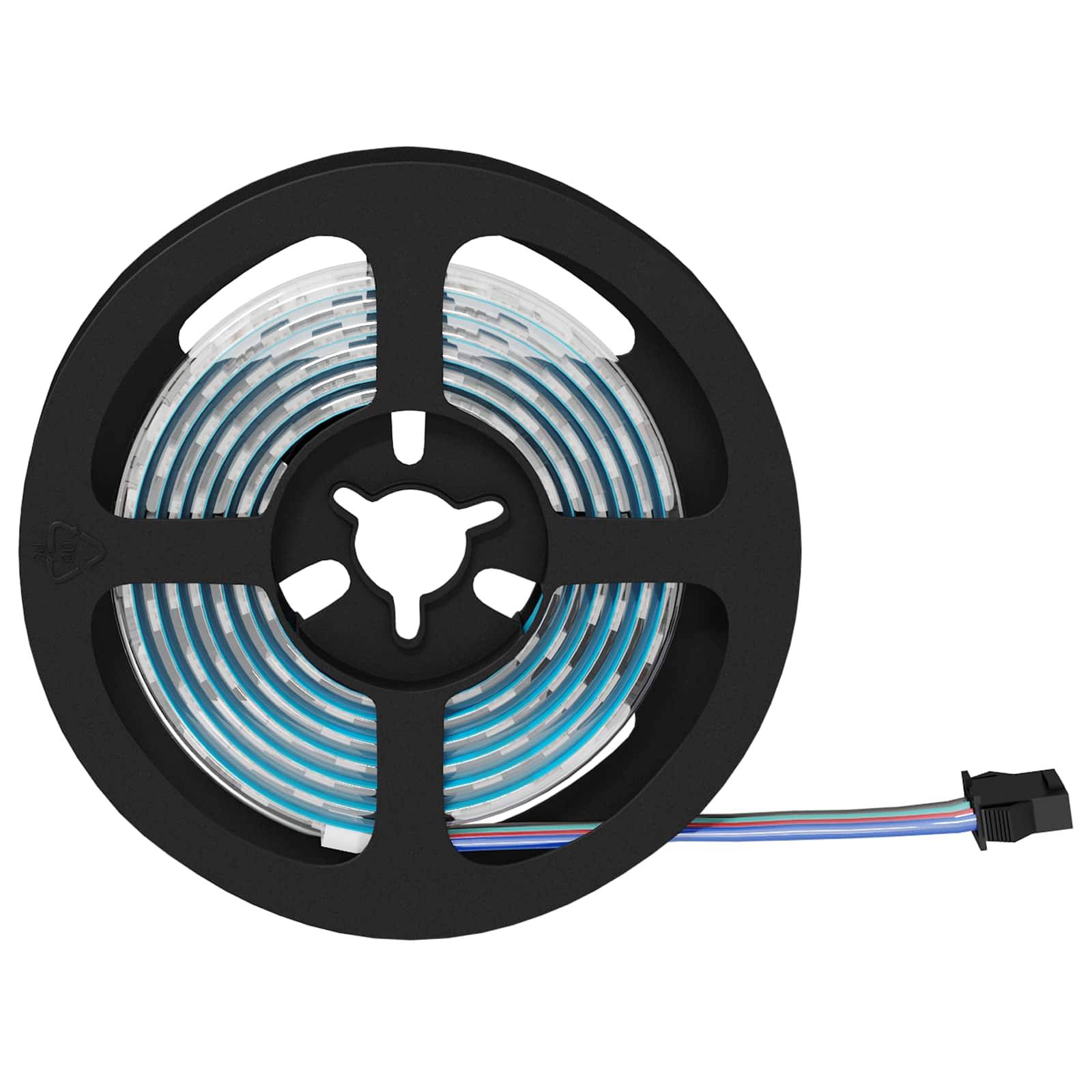 vidaXL LED Streifen 2 pcs Schwarz und Transparent 1300 mm