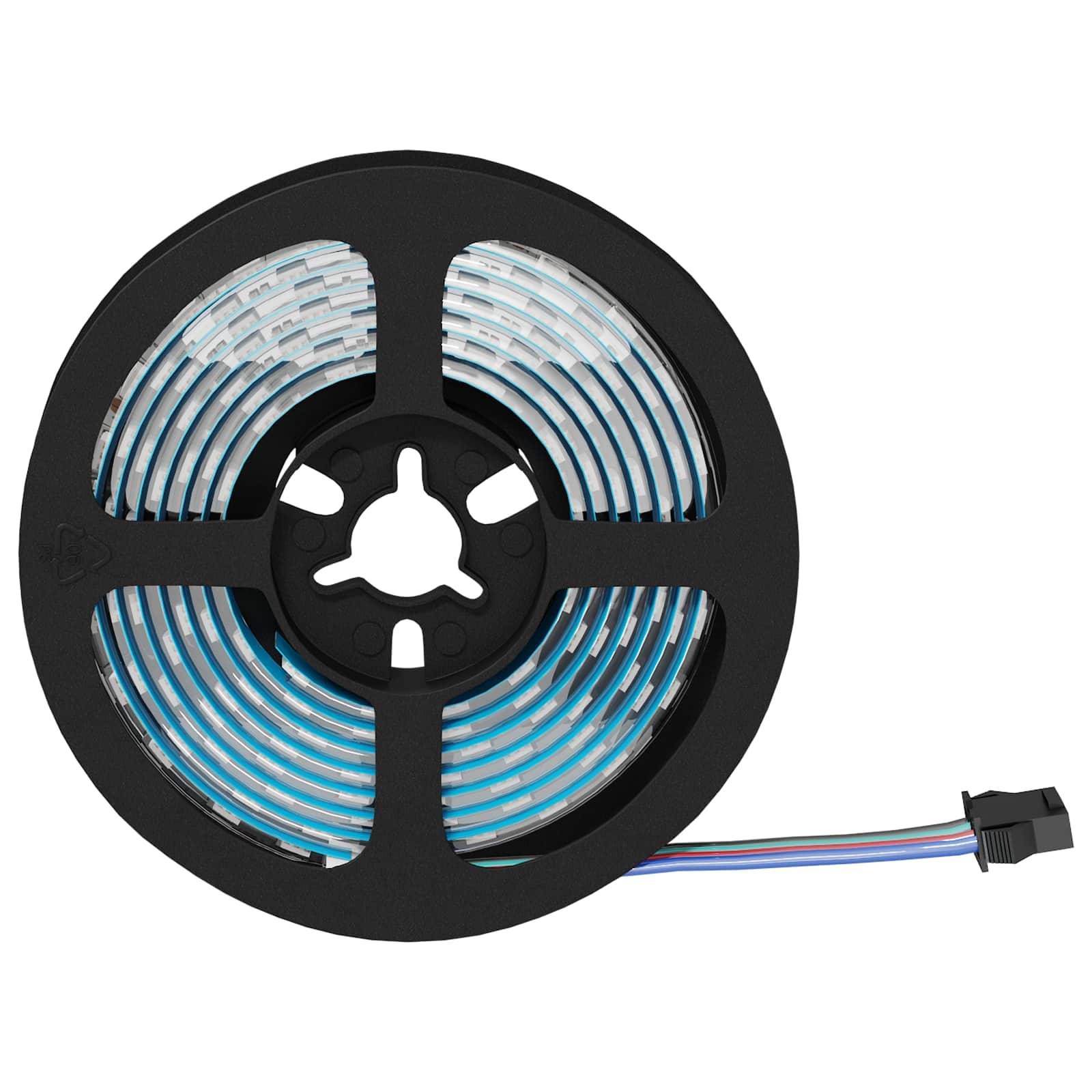 vidaXL LED Streifen 2 pcs Schwarz und Transparent 1700 mm