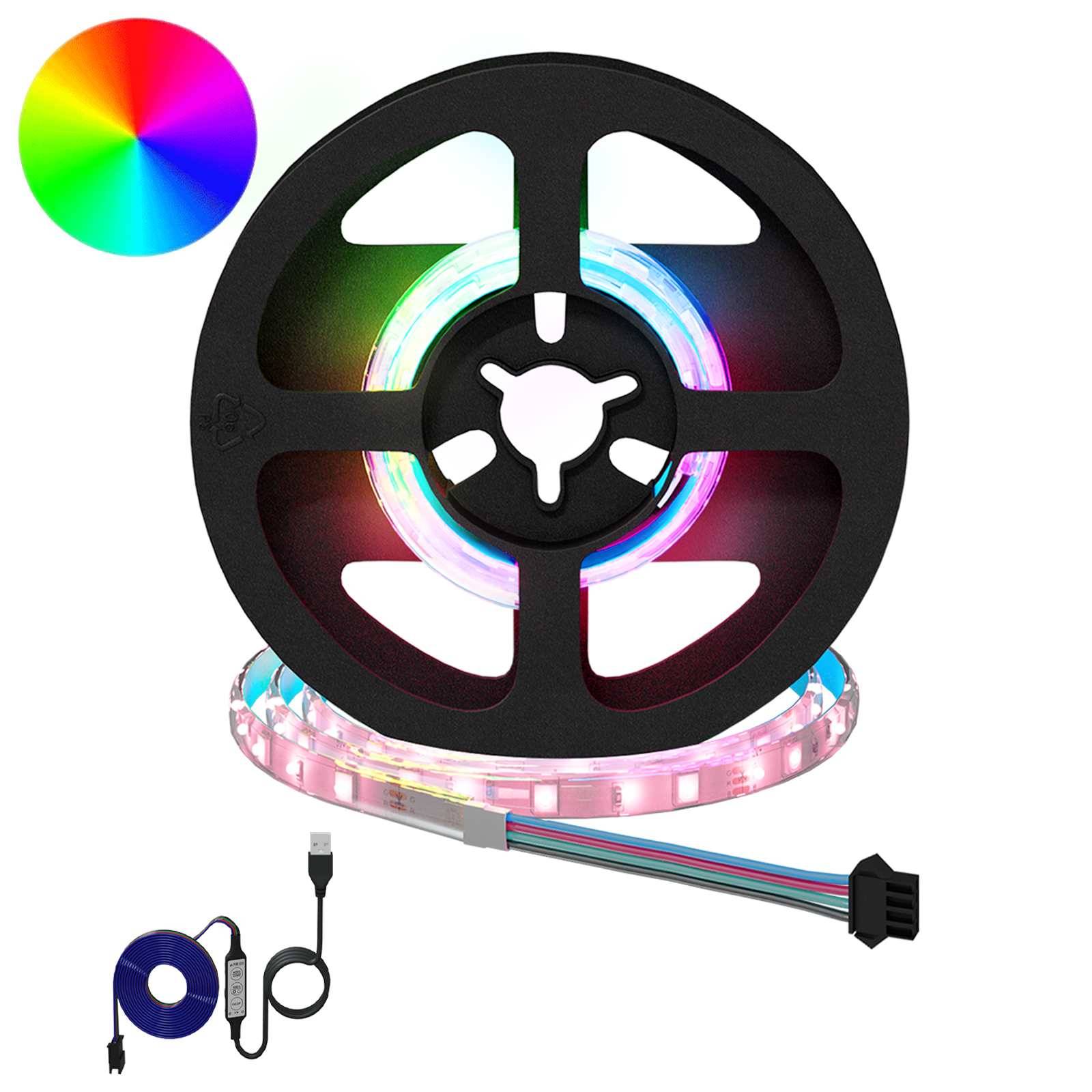 vidaXL LED Streifen 12 pcs Schwarz und Transparent 250 mm