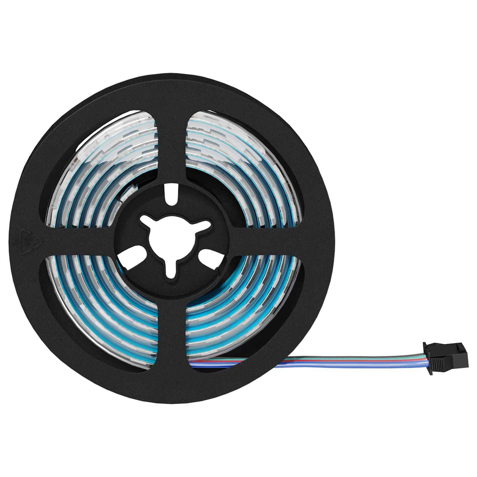 vidaXL LED Streifen 2 pcs Schwarz und Transparent 950 mm