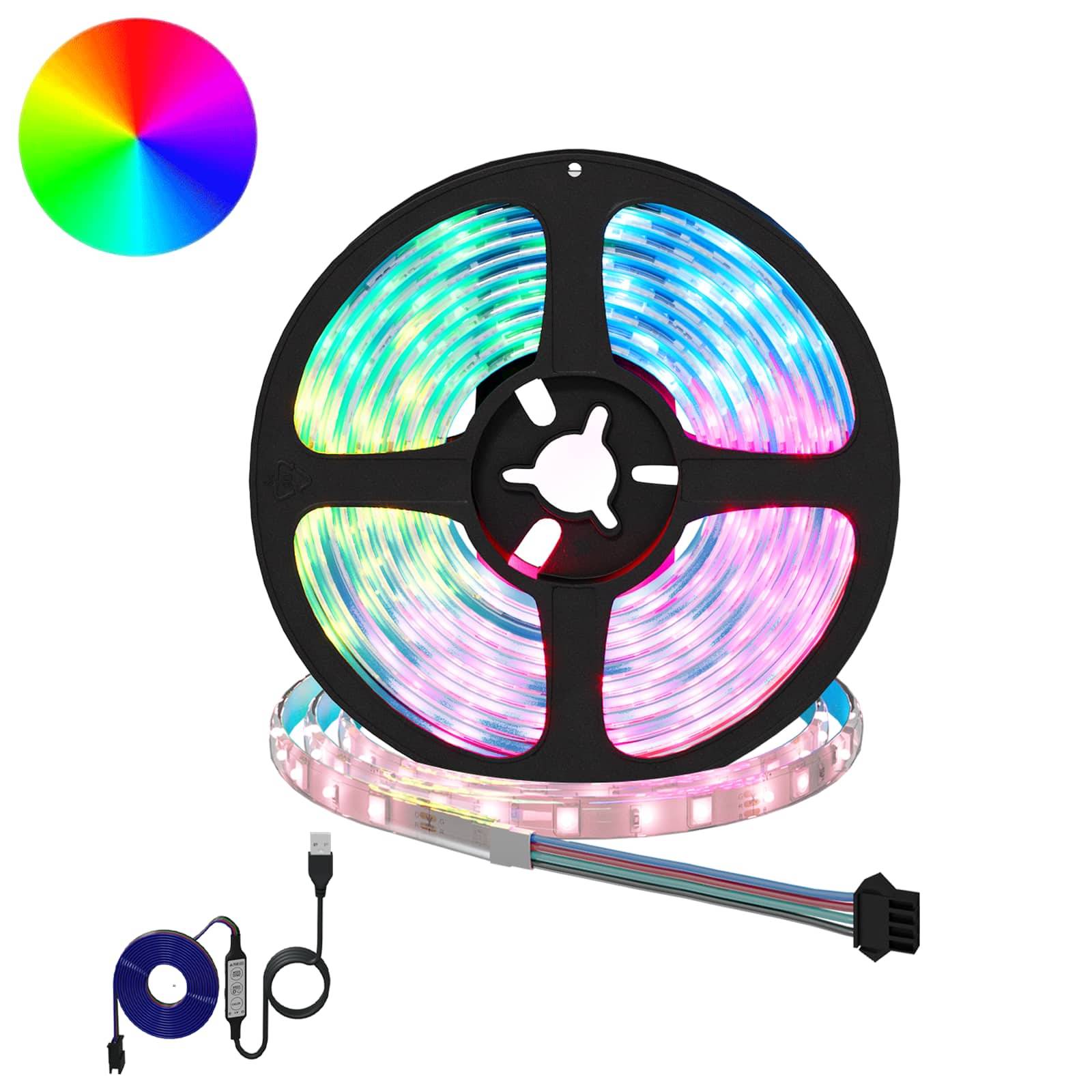 vidaXL LED Streifen 12 pcs Schwarz und Transparent 2500 mm
