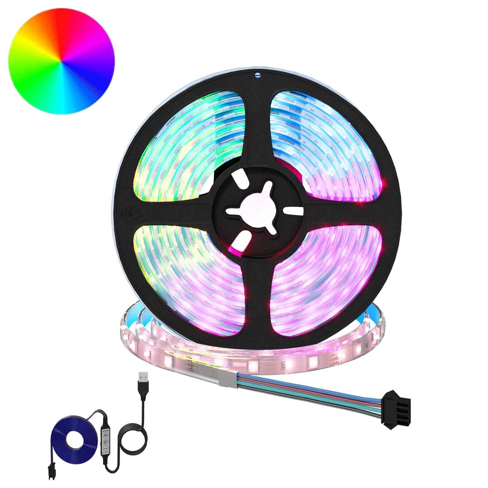 vidaXL LED Streifen 12 pcs Schwarz und Transparent 3000 mm