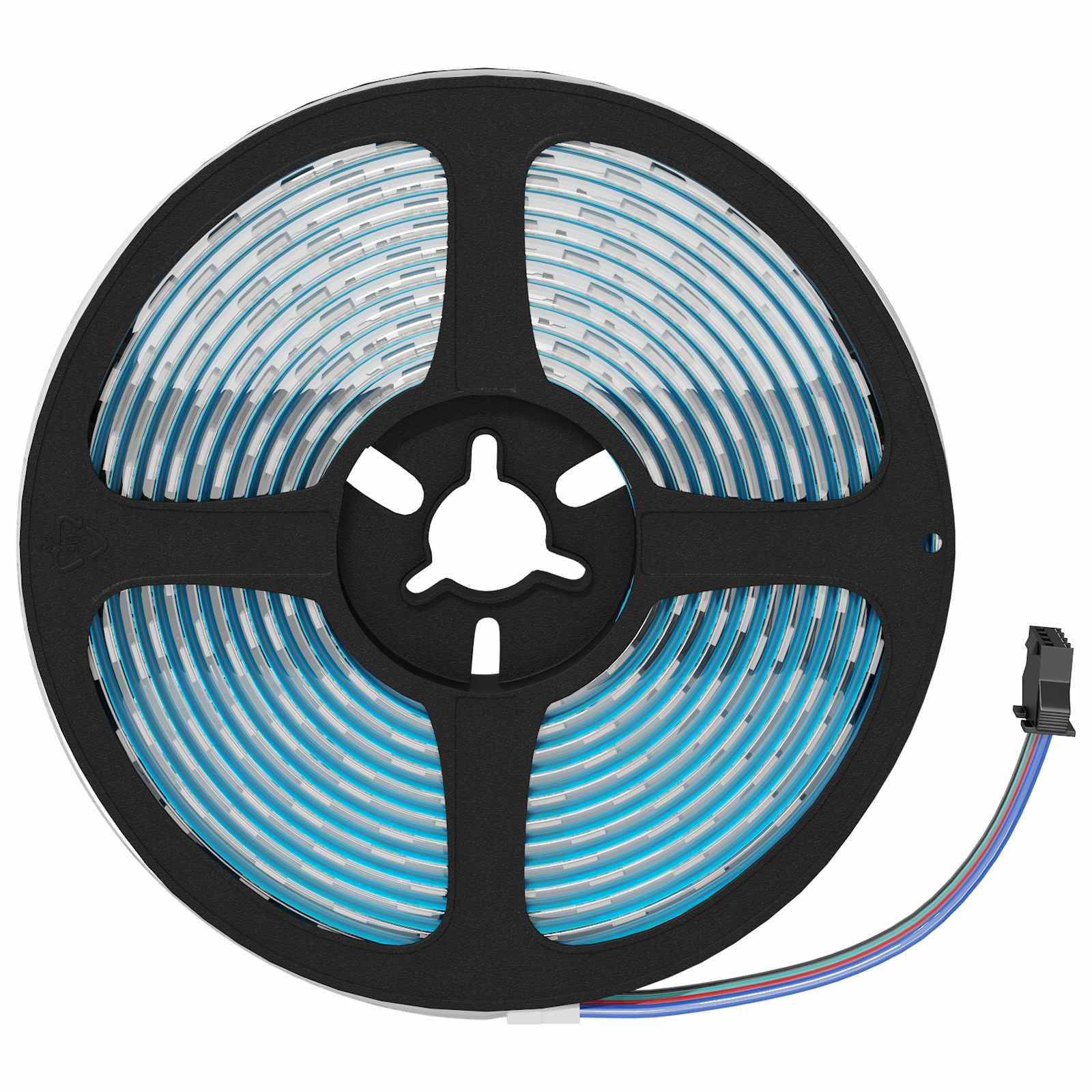 vidaXL LED Streifen 2 pcs Schwarz und Transparent 3000 mm