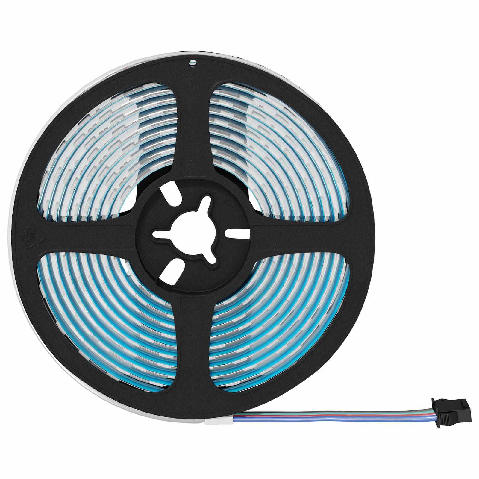 vidaXL LED Streifen 12 pcs Schwarz und Transparent 4000 mm