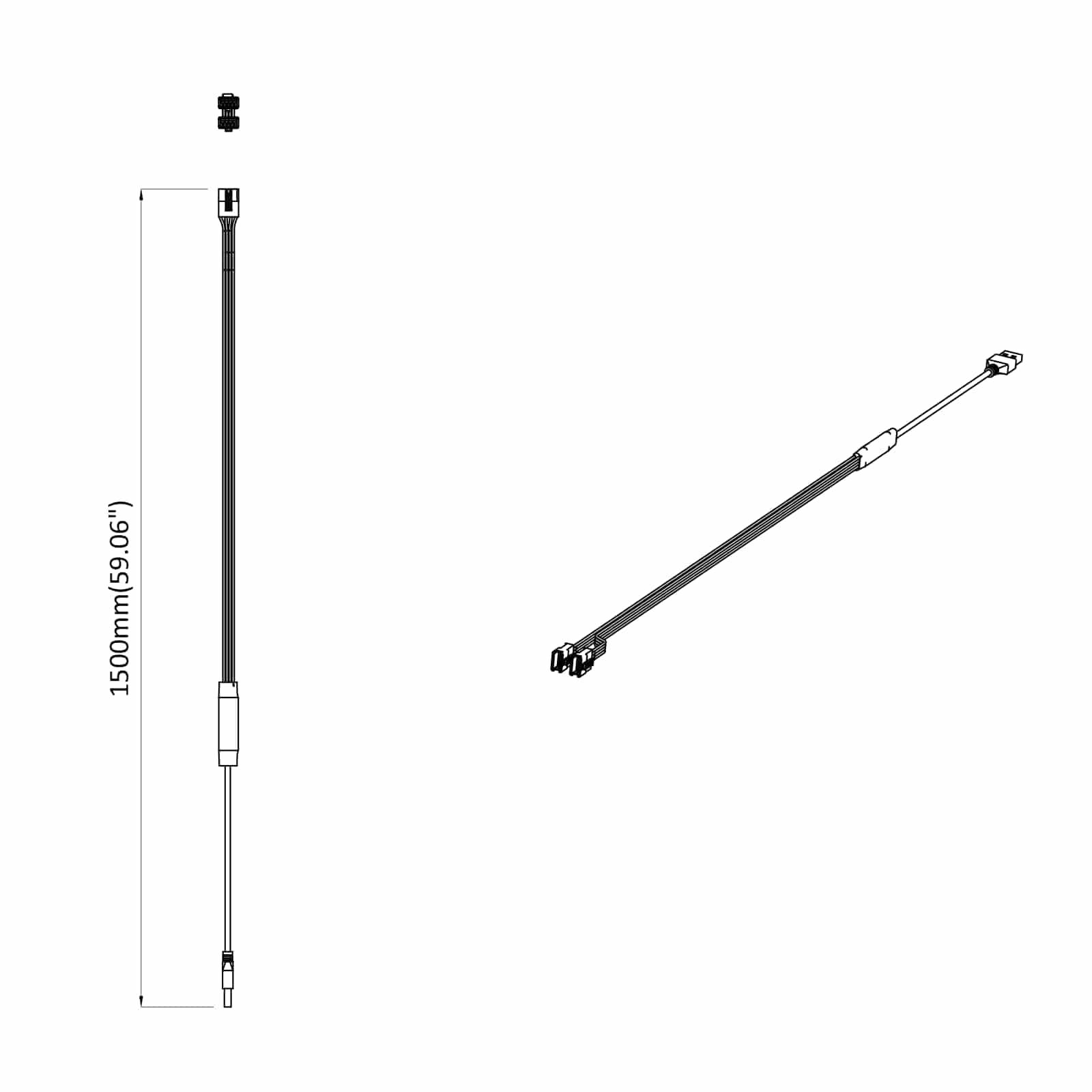 vidaXL LED Streifen 12 pcs Schwarz und Mehrfarbig 1745 mm