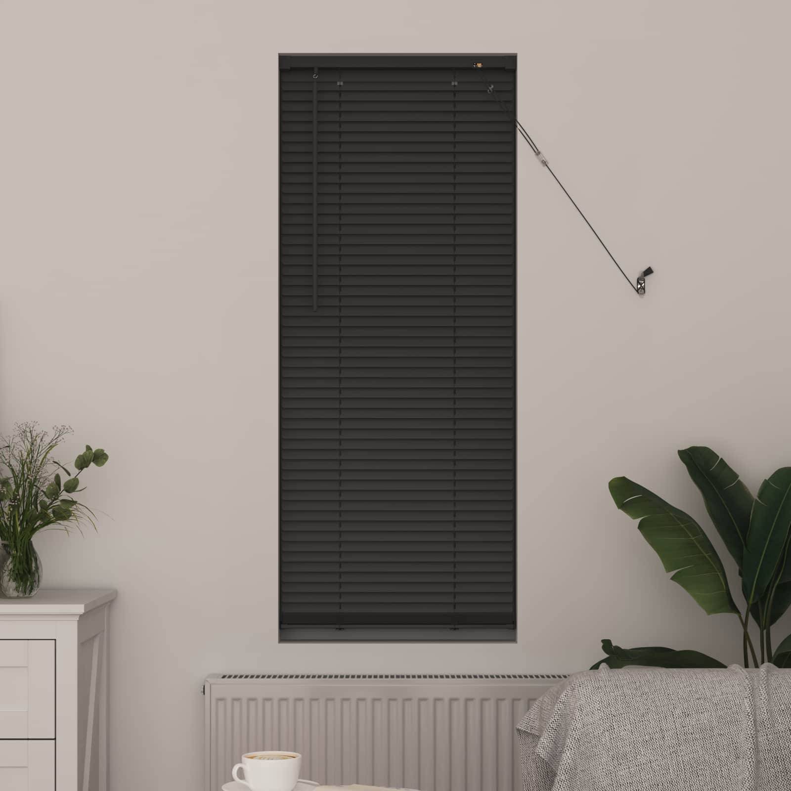 vidaXL Venetianer Jalousie Silber Grau 150 x 40 cm PVC