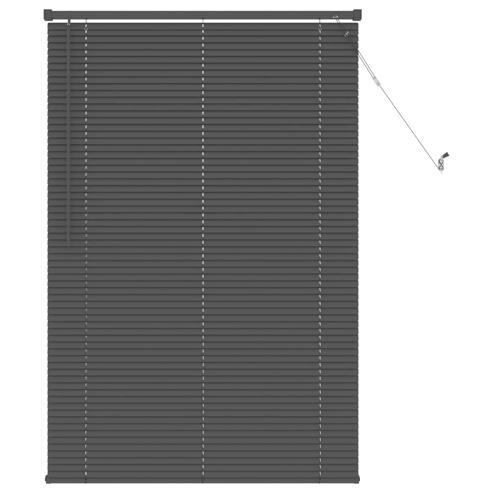 vidaXL Venetianer Jalousie Silber Grau 150 x 90 cm PVC