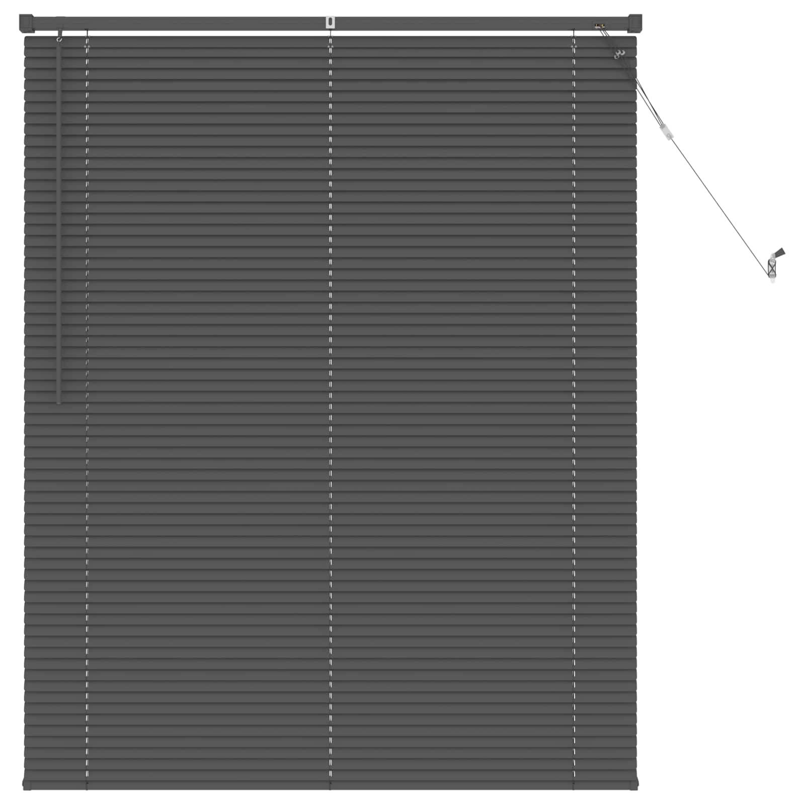 vidaXL Venetianer Jalousie Silber Grau 150 x 110 cm PVC