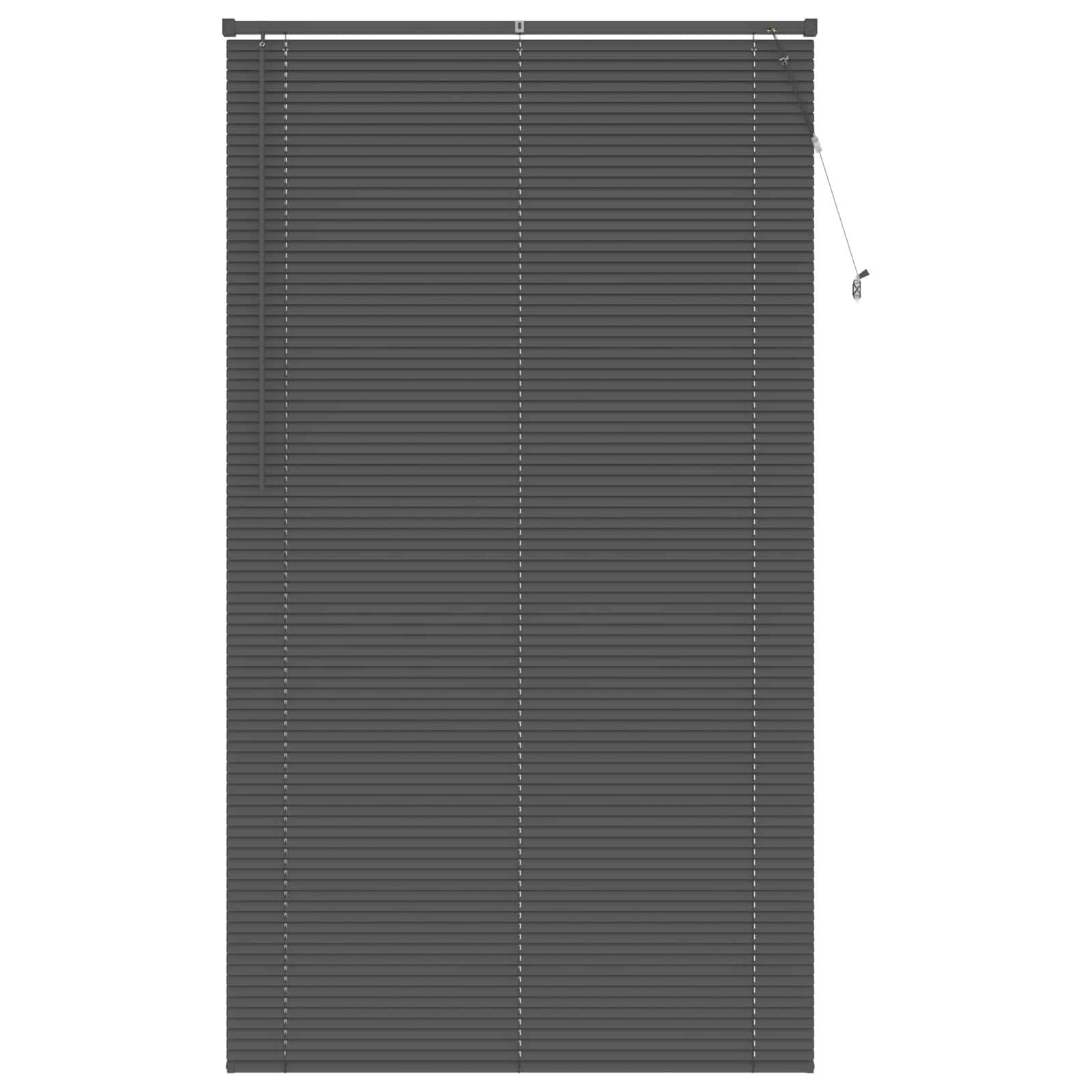 vidaXL Venetianer Jalousie Silber Grau 213 x 110 cm PVC