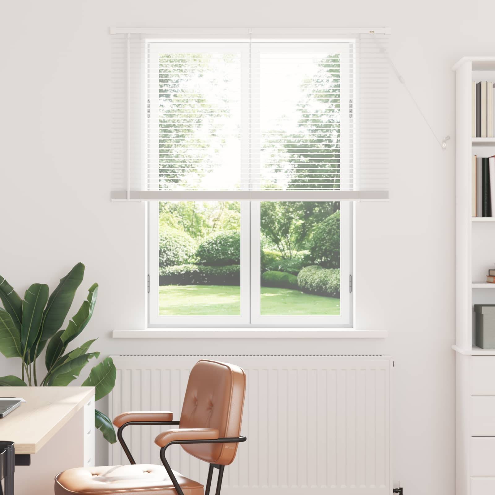 vidaXL Venetianer Jalousie Weiß 150 x 120 cm PVC