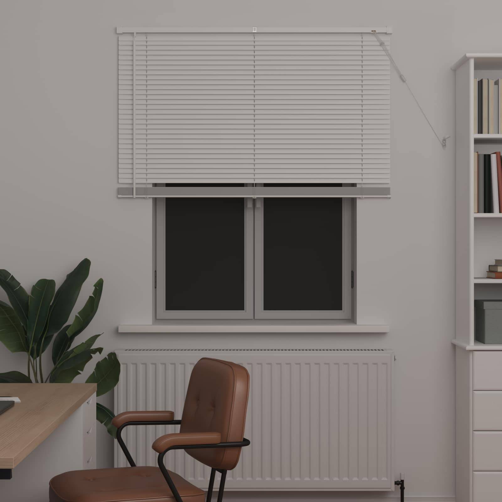 vidaXL Venetianer Jalousie Weiß 150 x 120 cm PVC