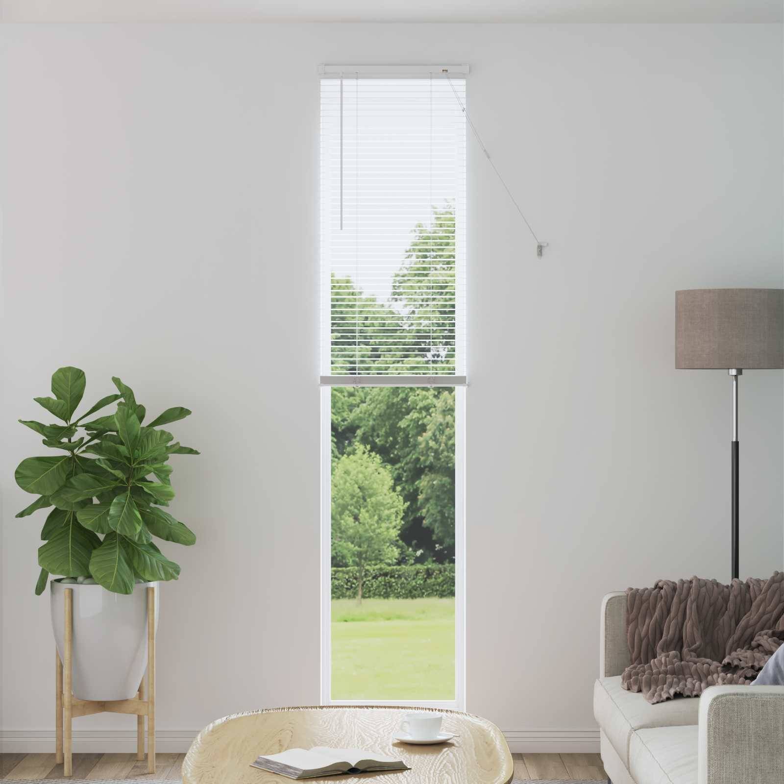 vidaXL Venetianer Jalousie Weiß 213 x 50 cm PVC