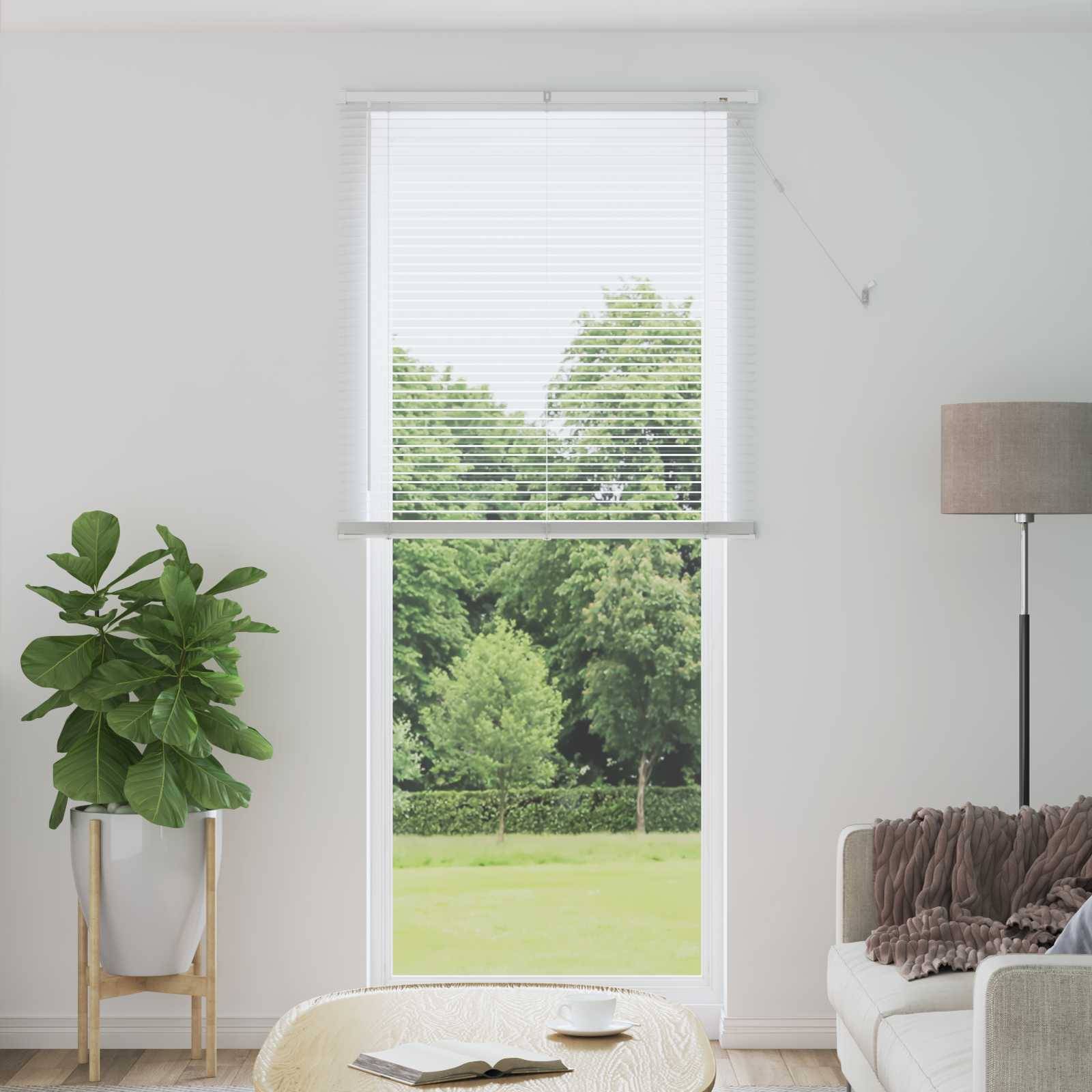 vidaXL Venetianer Jalousie Weiß 213 x 90 cm PVC