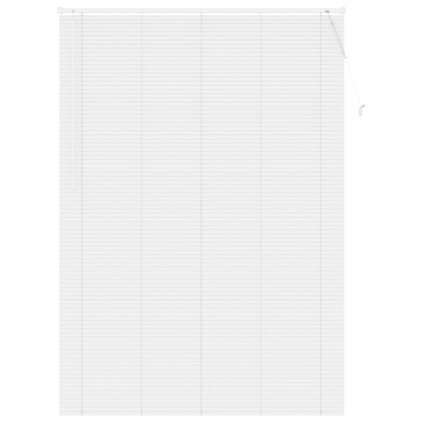 vidaXL Venetianer Jalousie Weiß 213 x 150 cm PVC