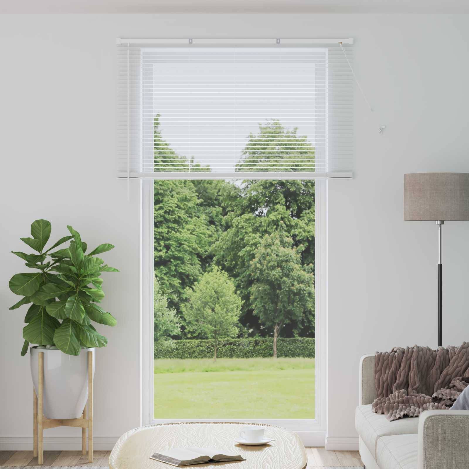 vidaXL Venetianer Jalousie Weiß 213 x 130 cm PVC