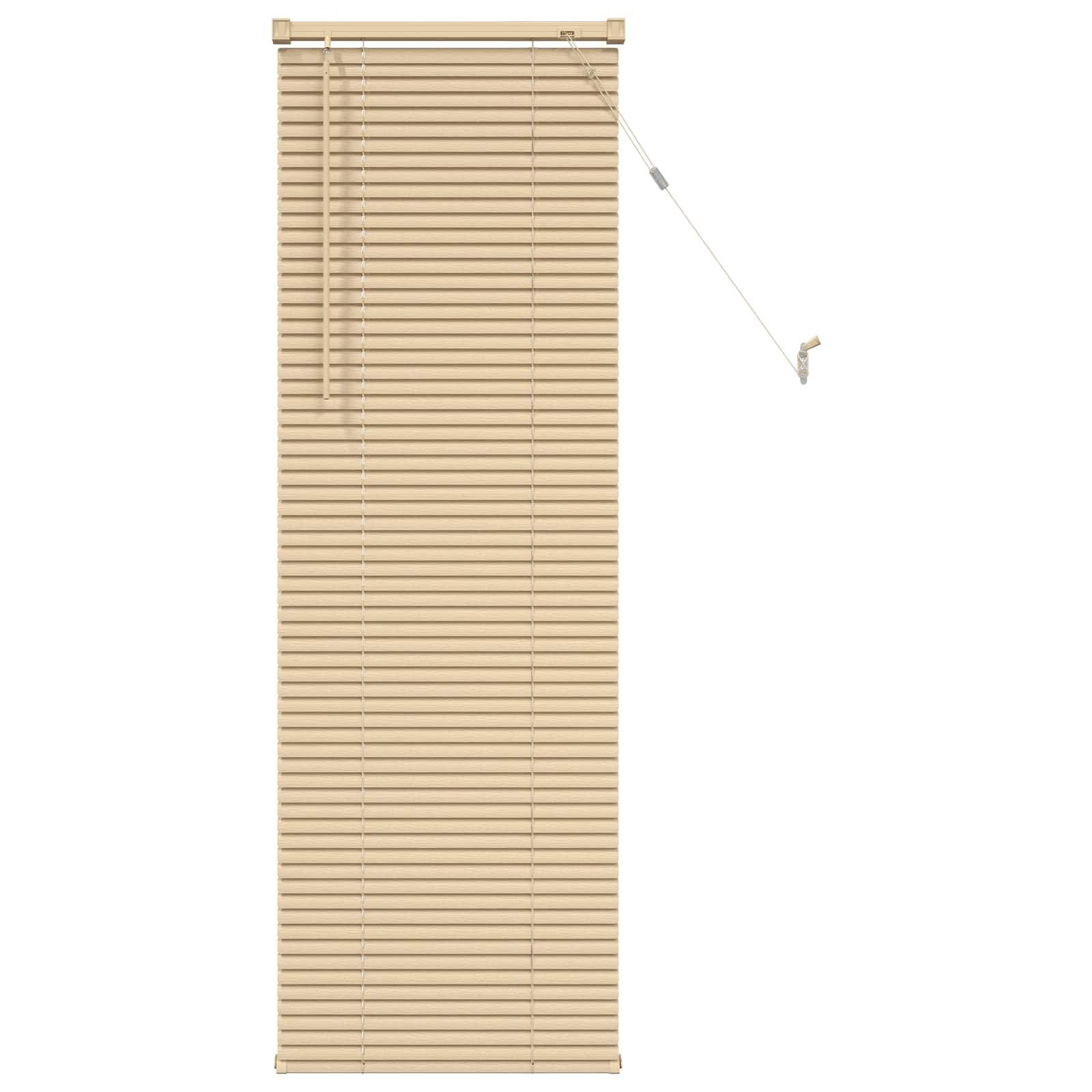 vidaXL Venetianer Jalousie Hellbraun mit Muster 150 x 40 cm PVC