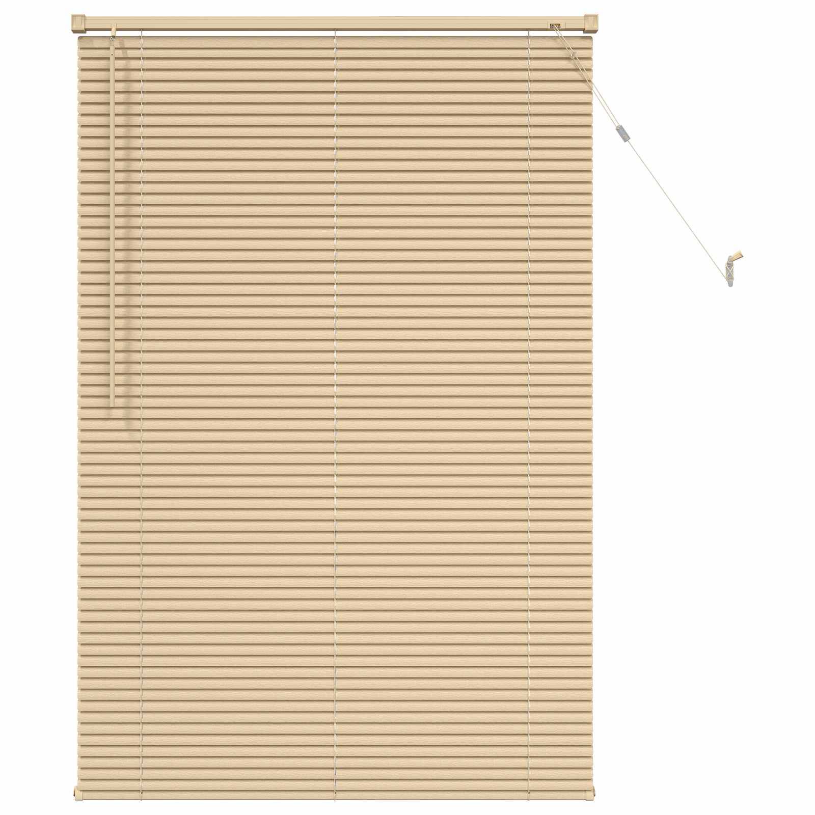 vidaXL Venetianer Jalousie Hellbraun mit Muster 150 x 70 cm PVC