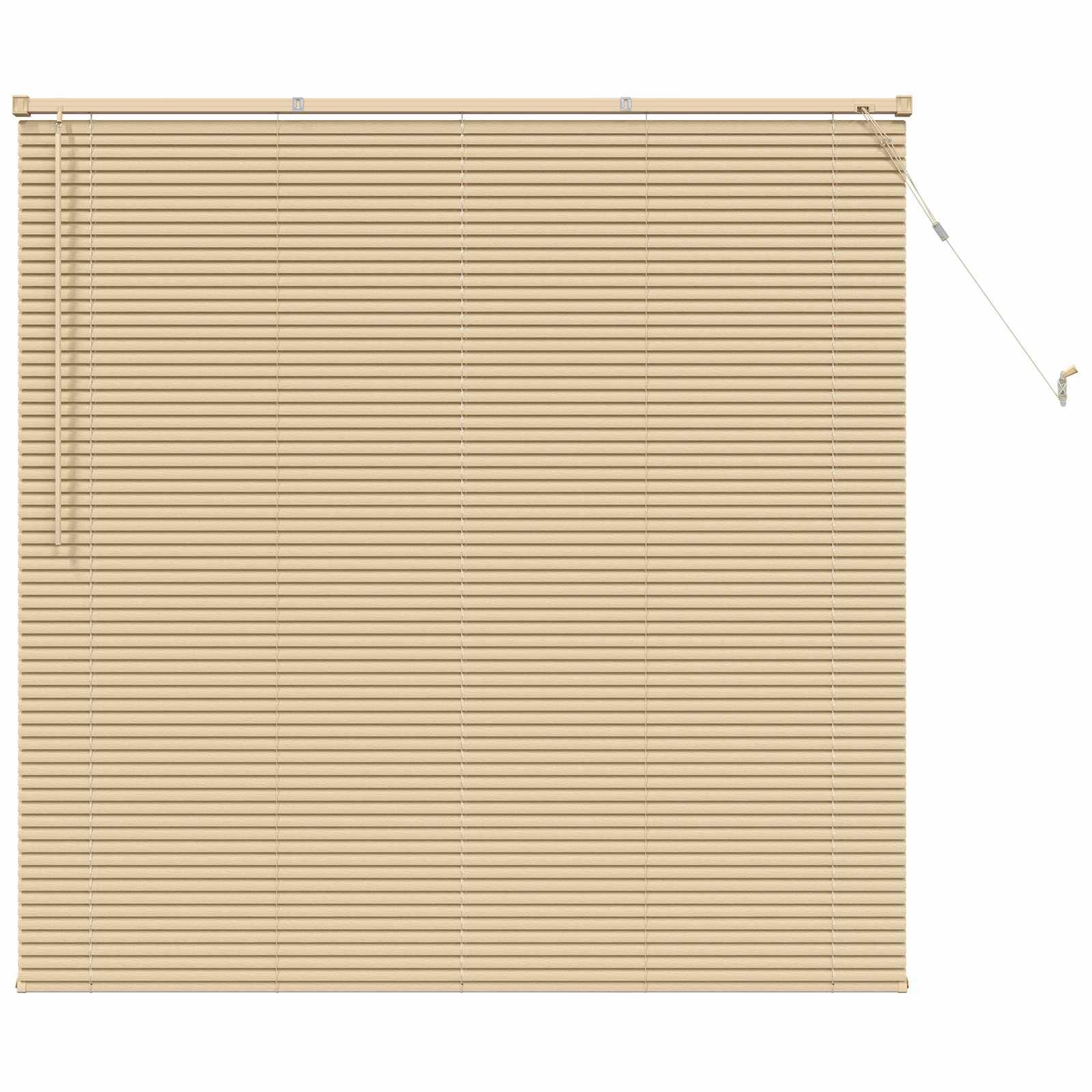 vidaXL Venetianer Jalousie Hellbraun mit Muster 150 x 130 cm PVC