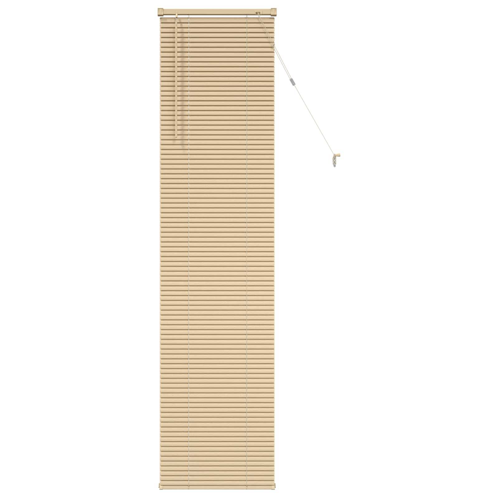 vidaXL Venetianer Jalousie Hellbraun mit Muster 213 x 50 cm PVC