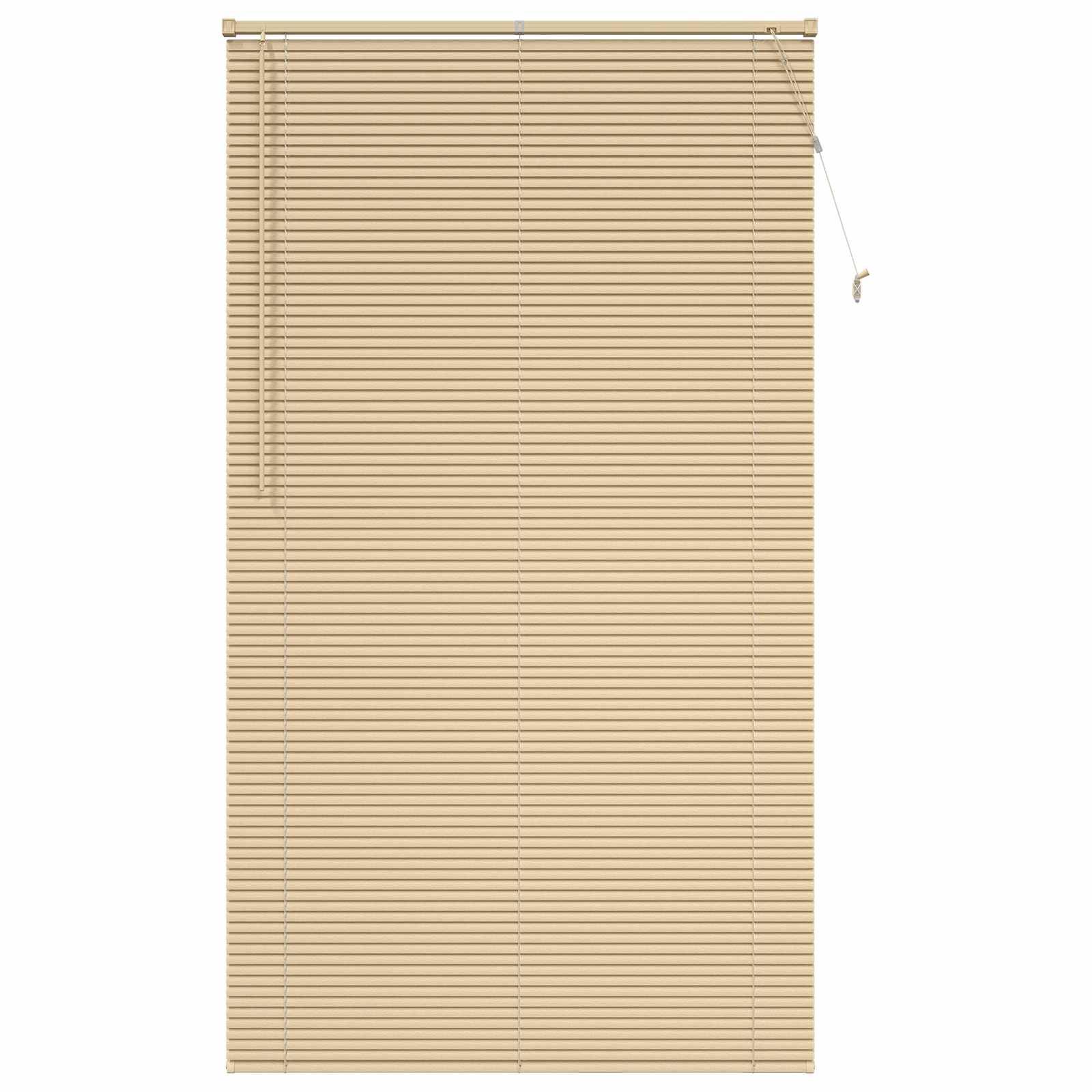 vidaXL Venetianer Jalousie Hellbraun mit Muster 213 x 110 cm PVC