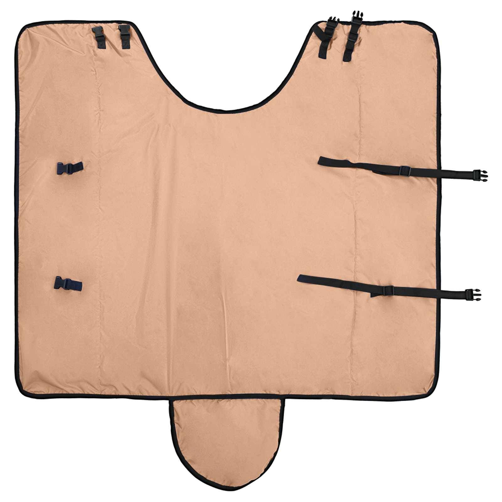 vidaXL Pferdedecke Cappuccino 155 cm Polyester