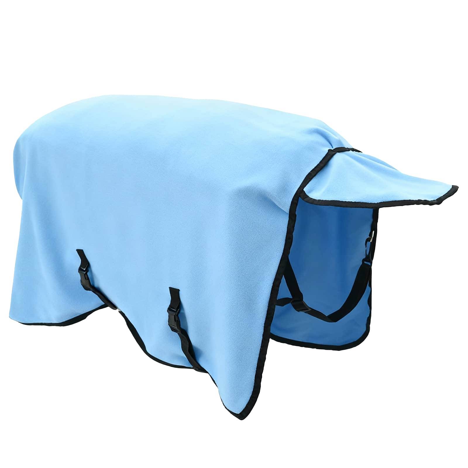 vidaXL Pferdedecke Volles Aqua 75 cm Polyester