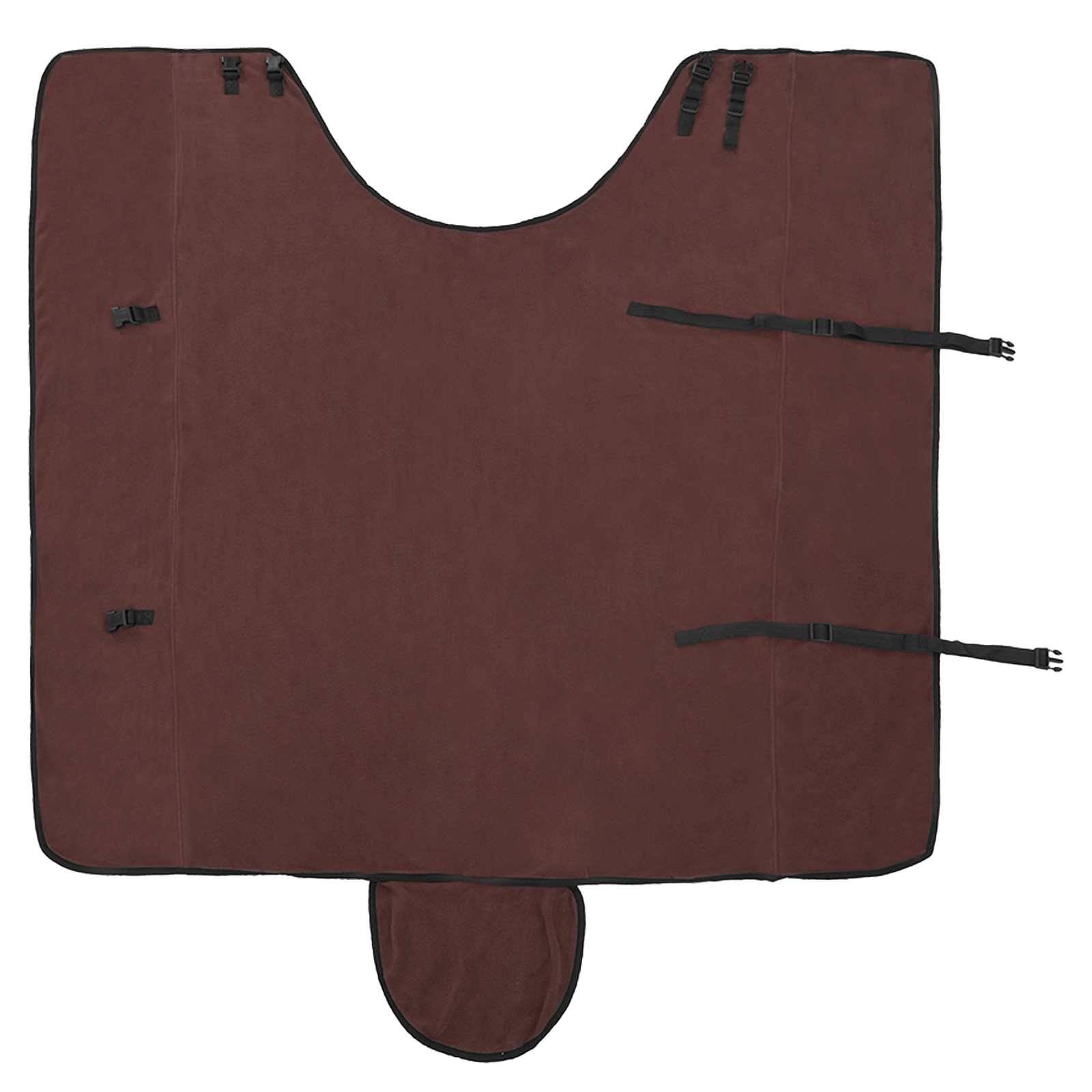 vidaXL Pferdedecke Volles Dunkelbraun 125 cm Polyester