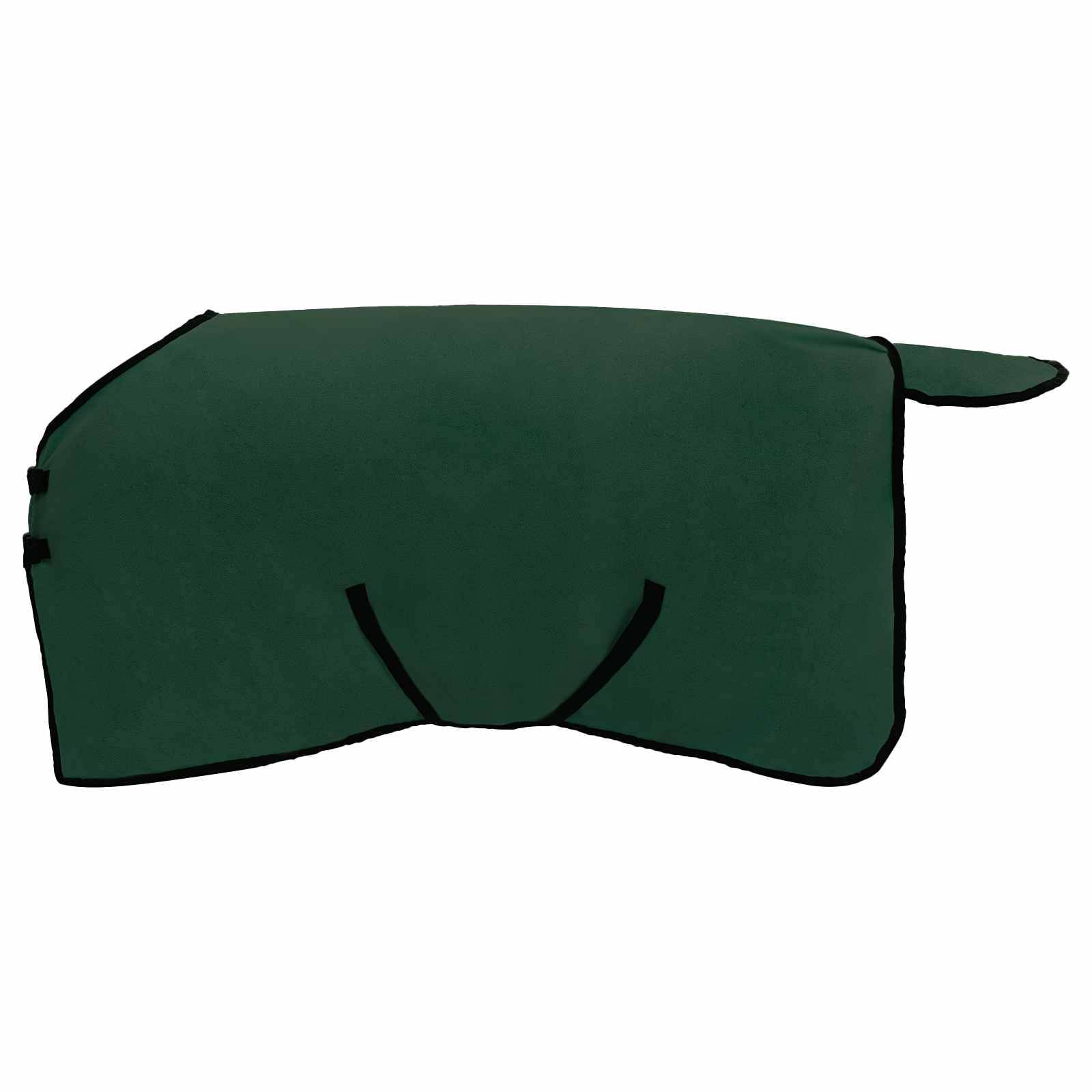 vidaXL Pferdedecke Dunkelgrün 75 cm Polyester